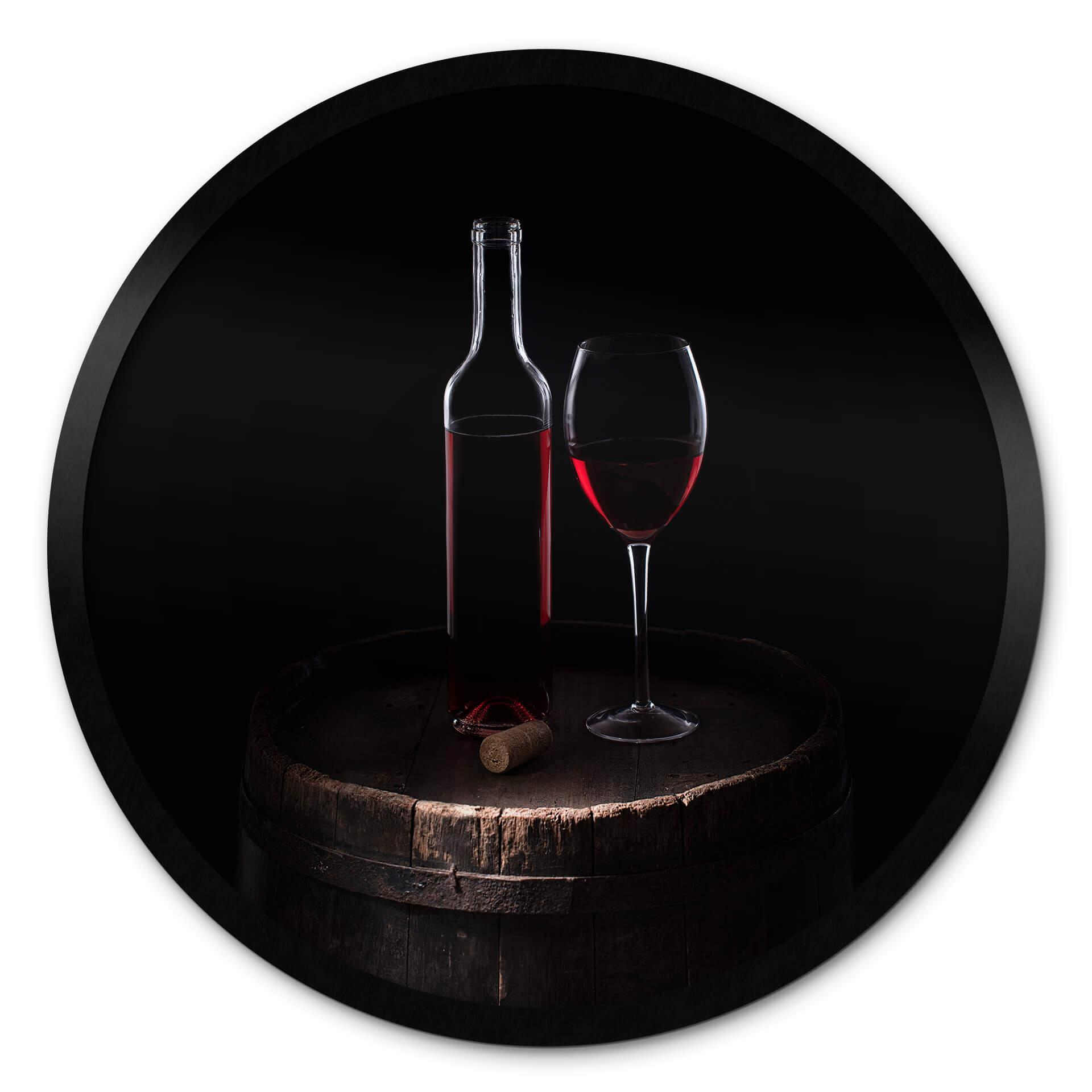 Póster Perfoncio - Vino tinto para entendidos - Redondo