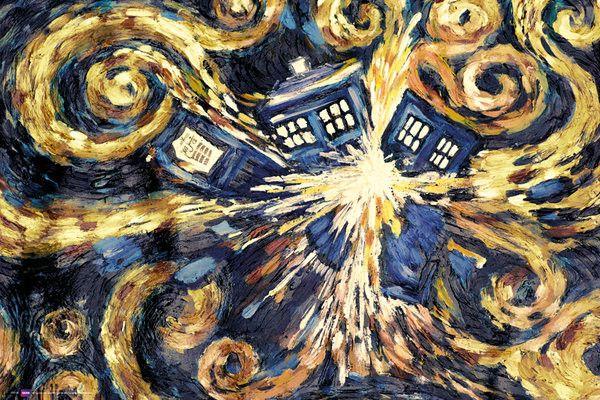 Poster, film poster DOCTOR WHO - Exploding tardis 91,5x61 cm