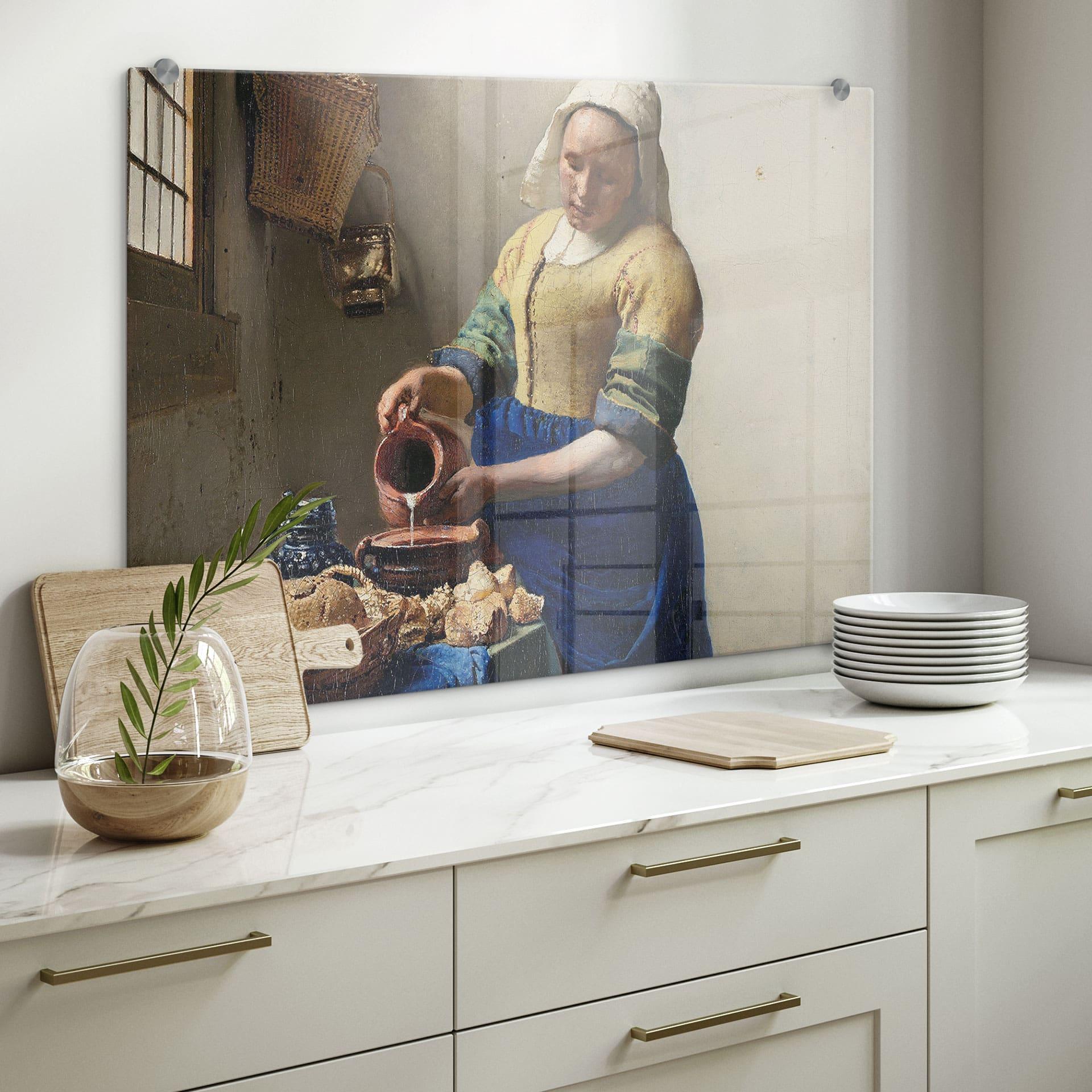 Stænkplade - Vermeer - Pigen med mælkekanden