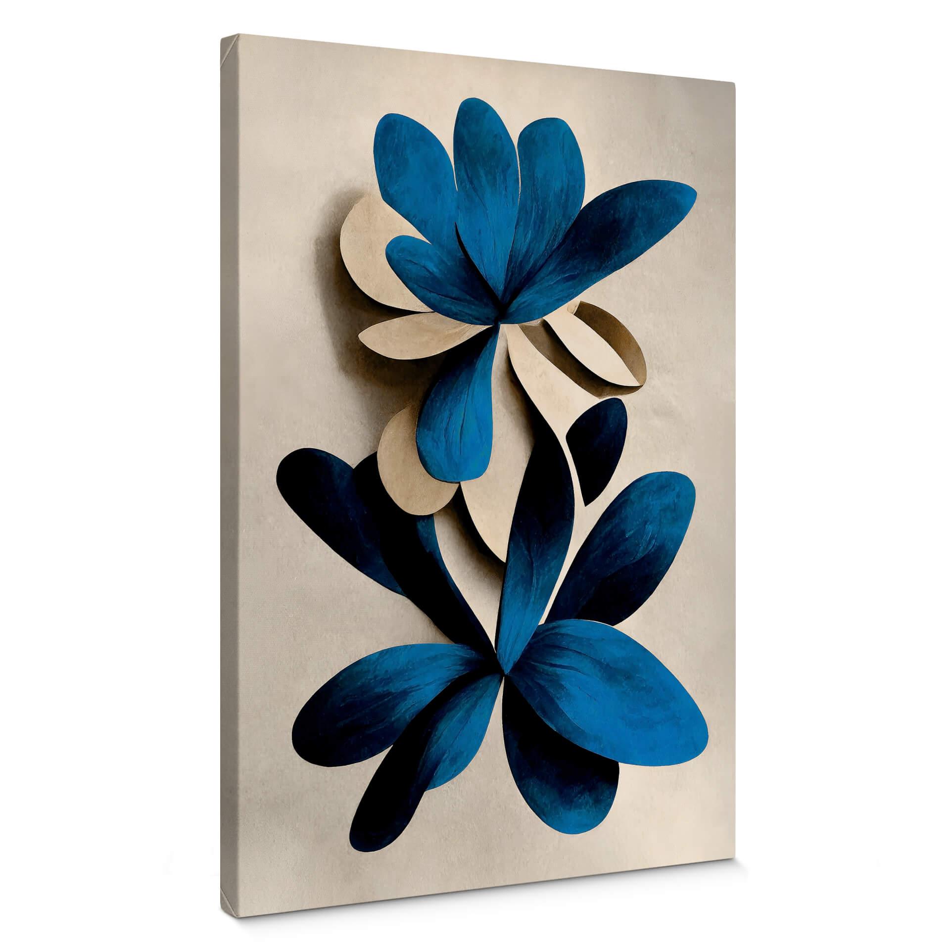 Lærredsprint - Treechild - Blue Lotus