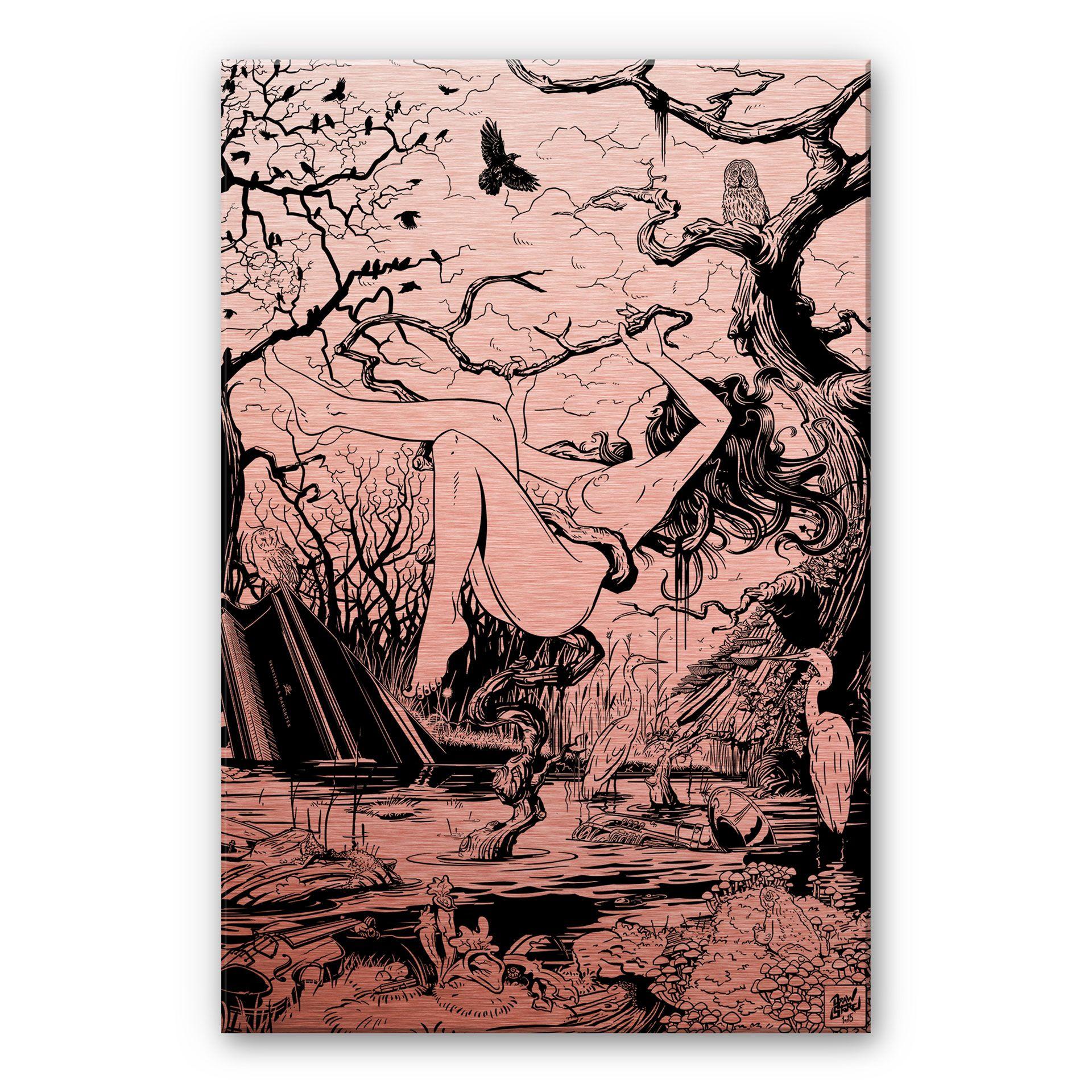 Alu-Dibond Koper – Drawstore – Swamp Land