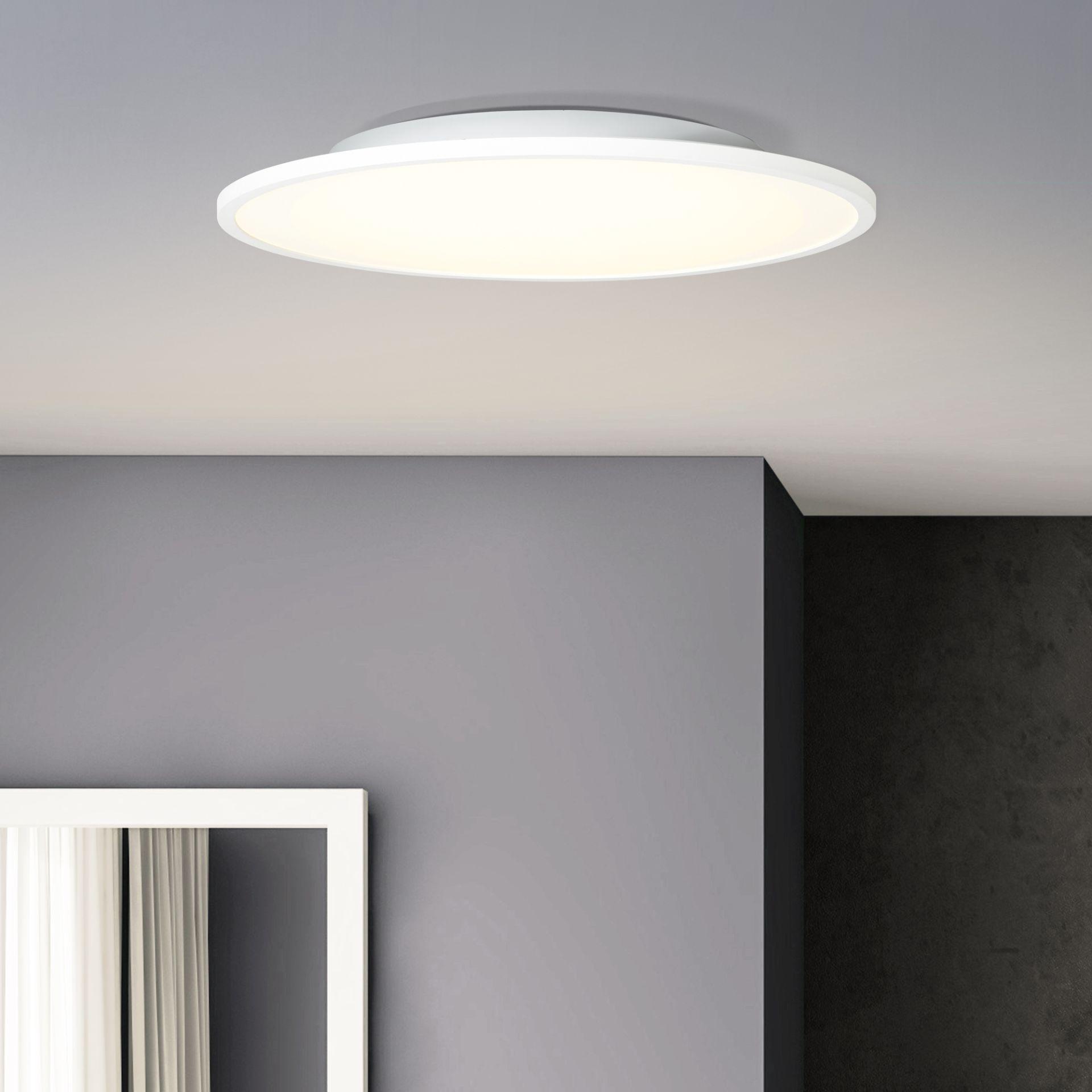 LED Deckenleuchte Constantin, weiß, Ø 45 cm, Deckenlampe, Warmweiß