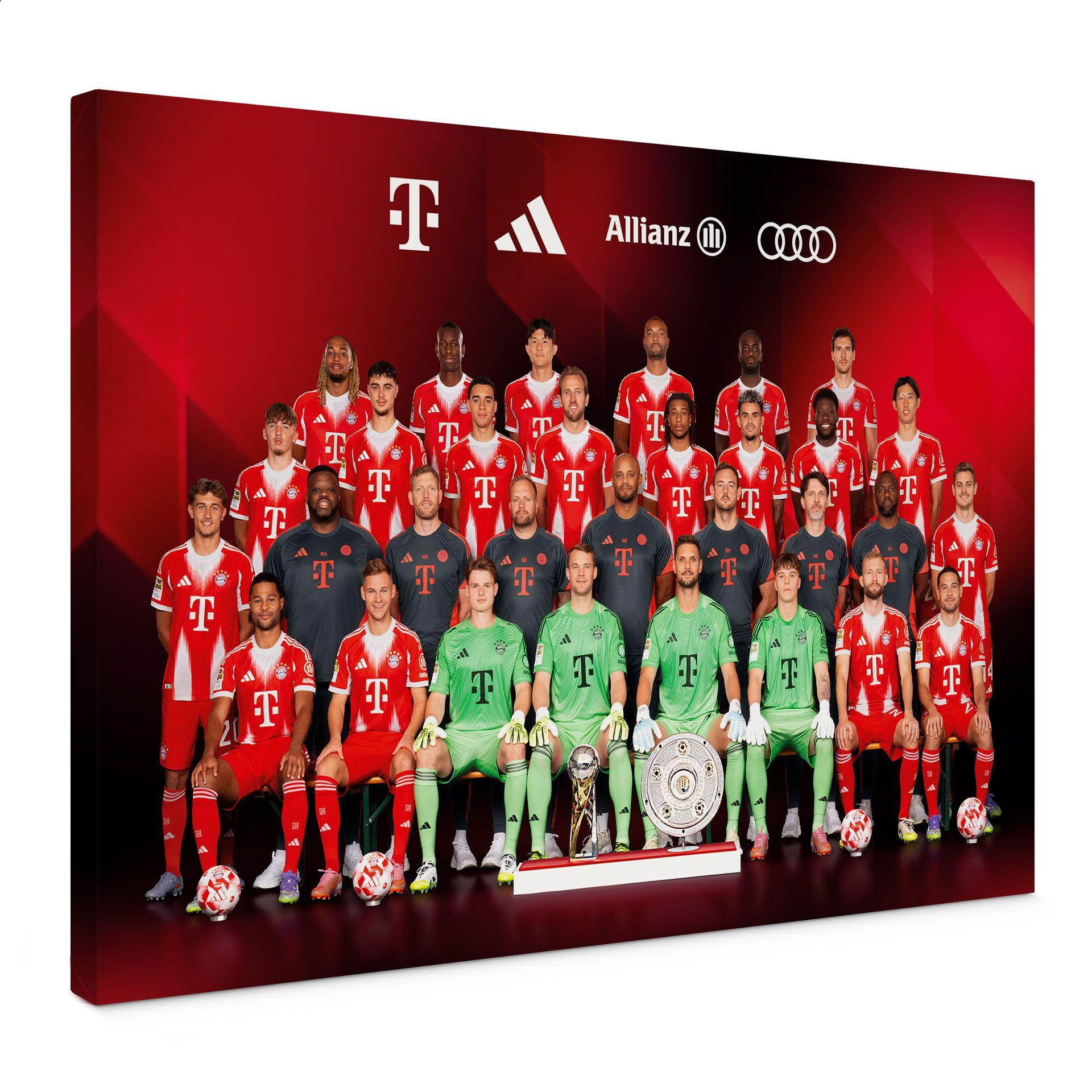Canvasbillede FC Bayern holdbillede 2025/26