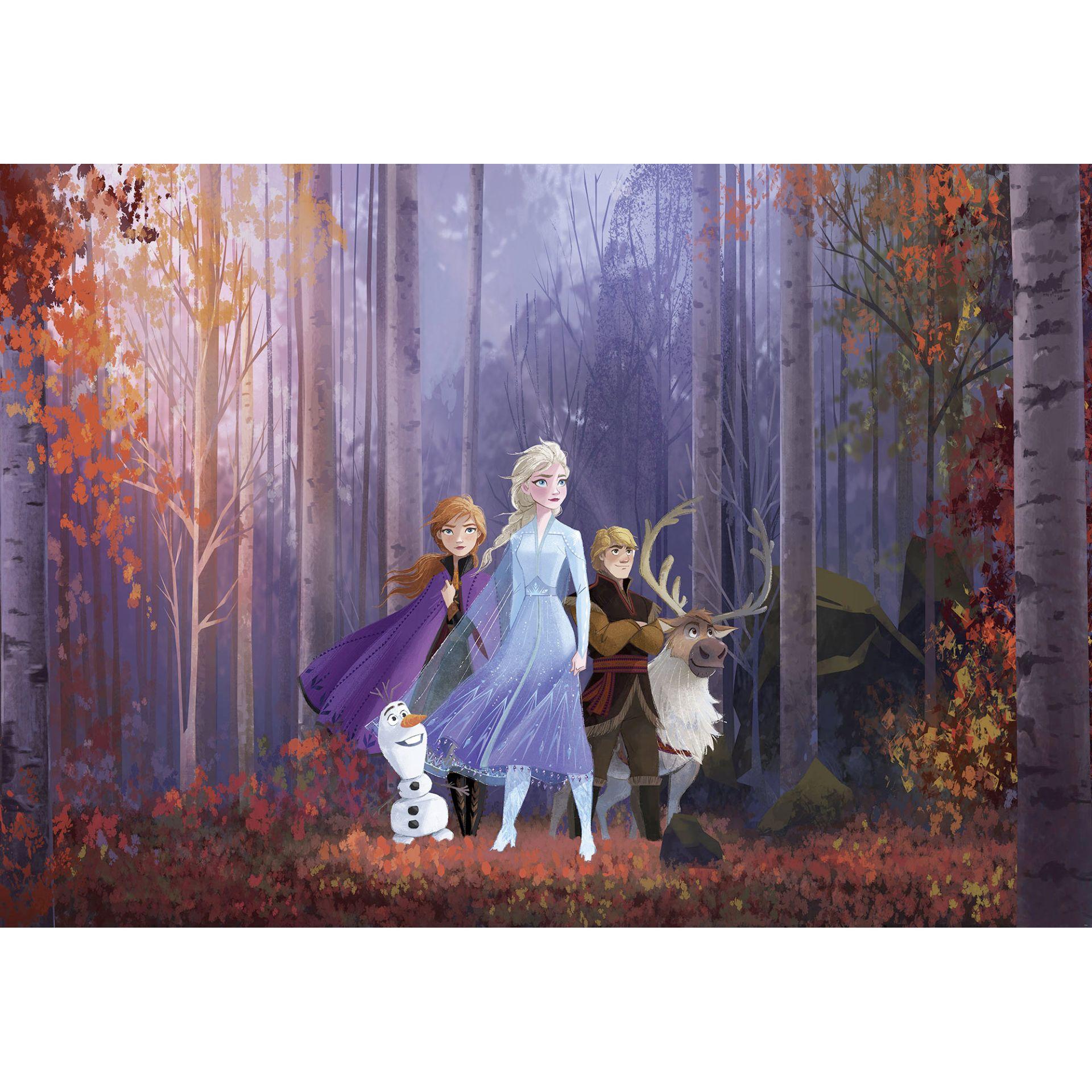 Non-woven tapet - Frozen Autumn Glade - 400 x 280 cm