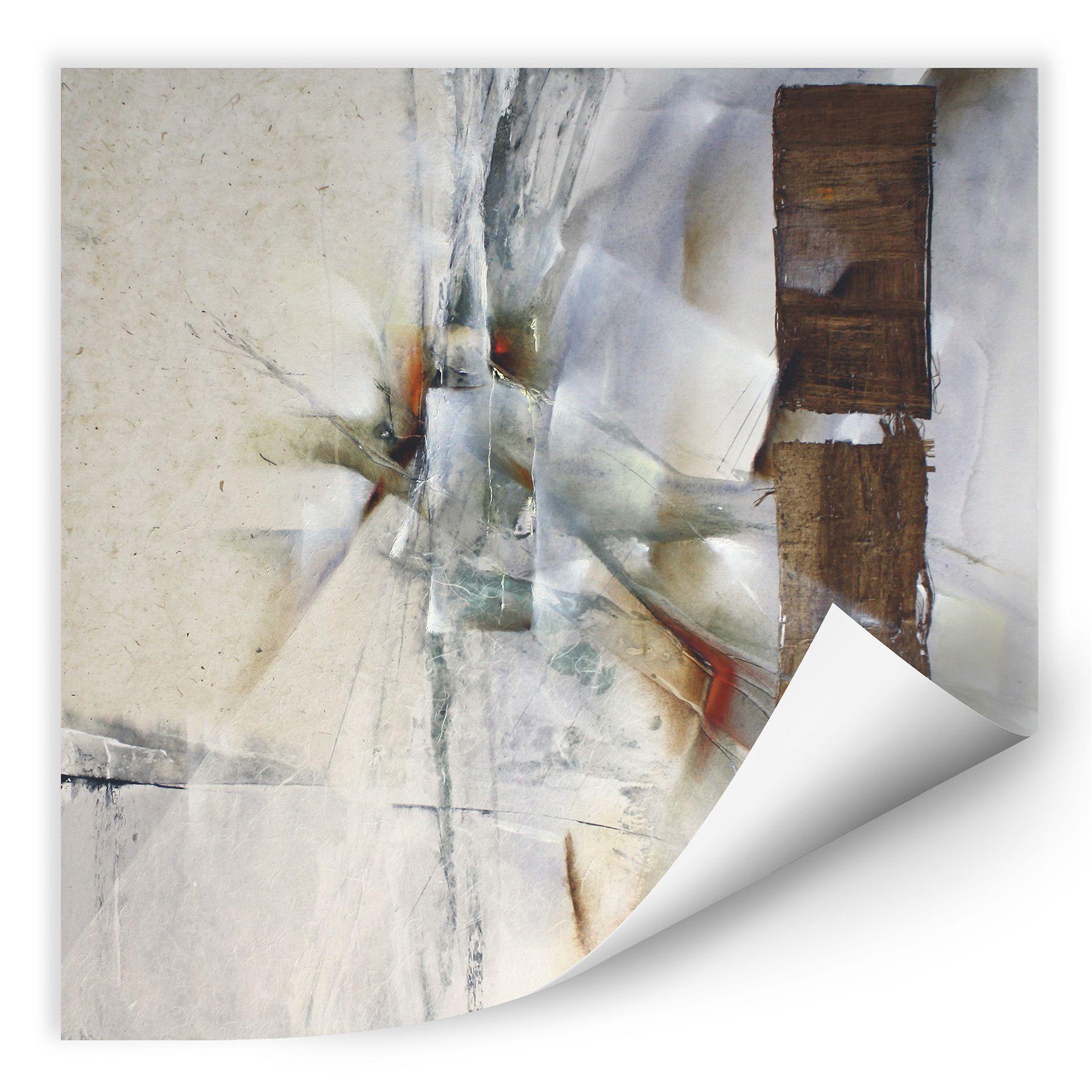 Muurprint Schmucker - Witte Compositie