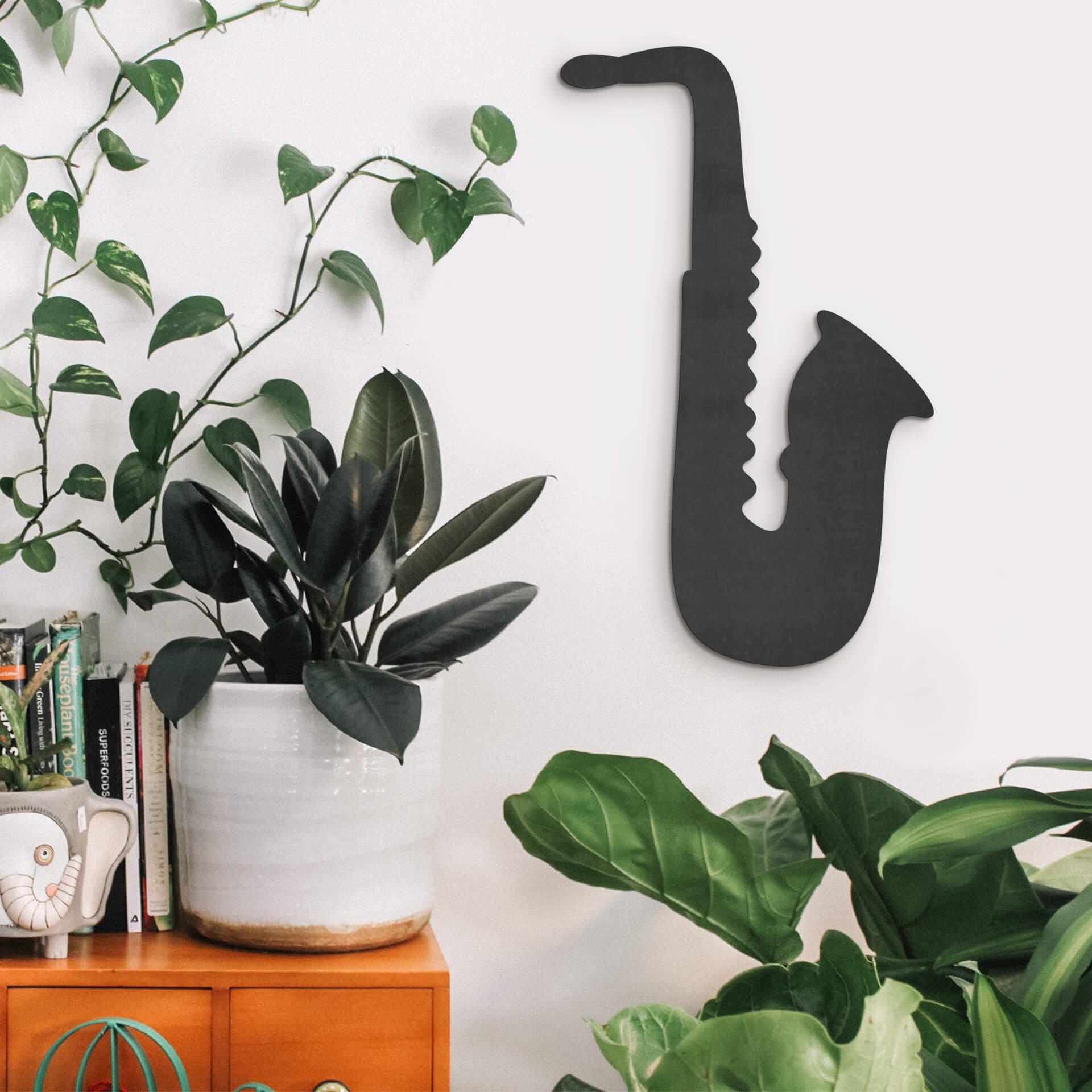 MDF - Decoración en madera - Saxofón