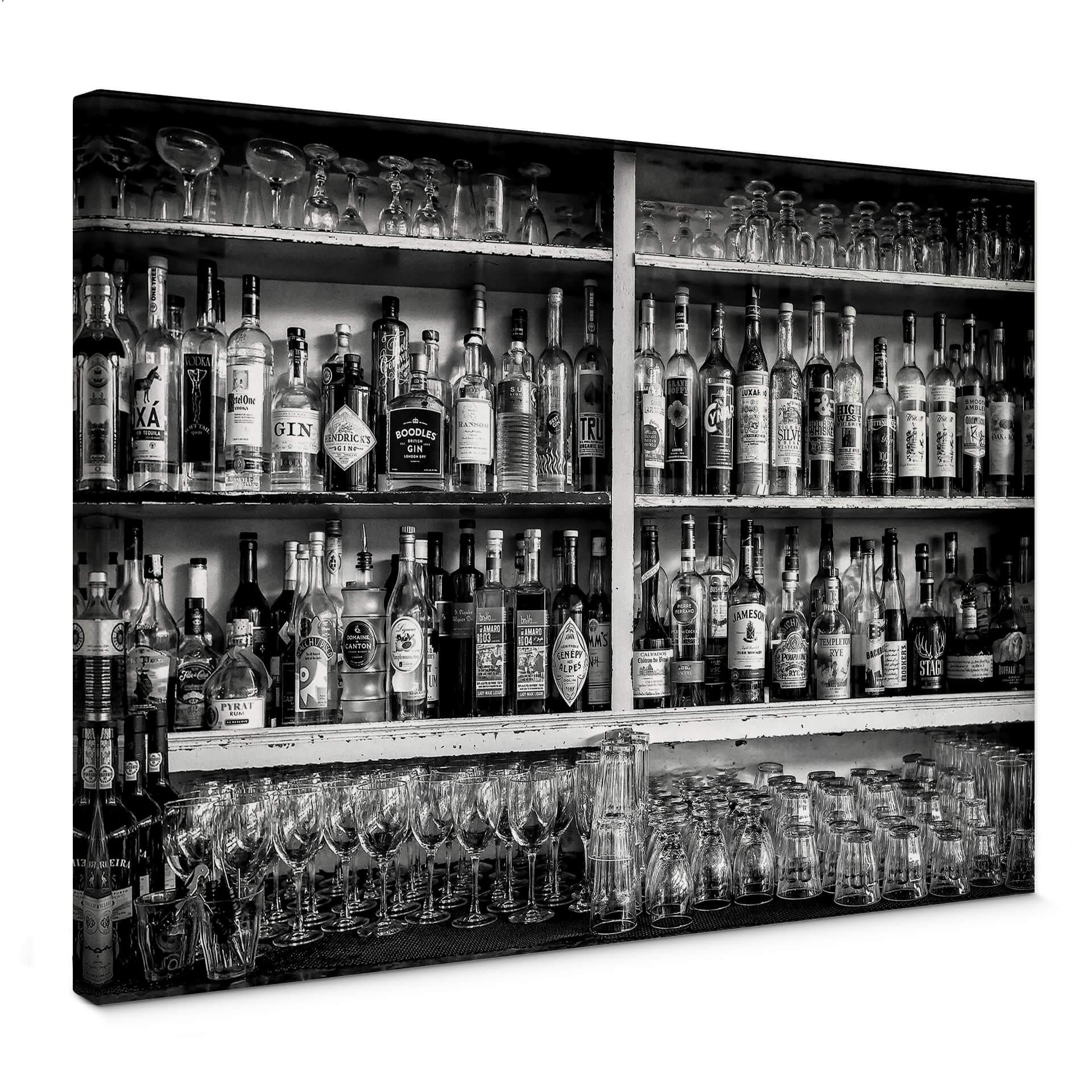 Lienzo Klein - El bar clásico