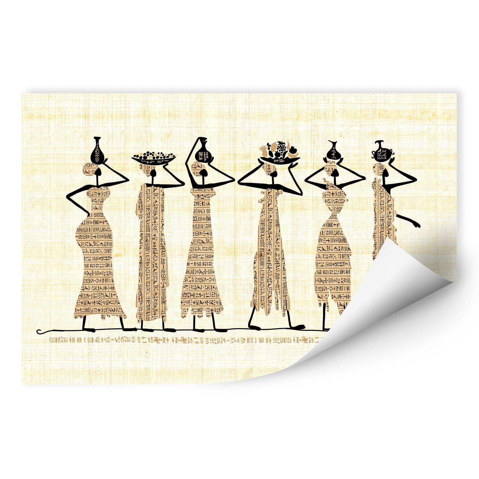 Zelfklevende Poster  - Egyptische Vrouwen