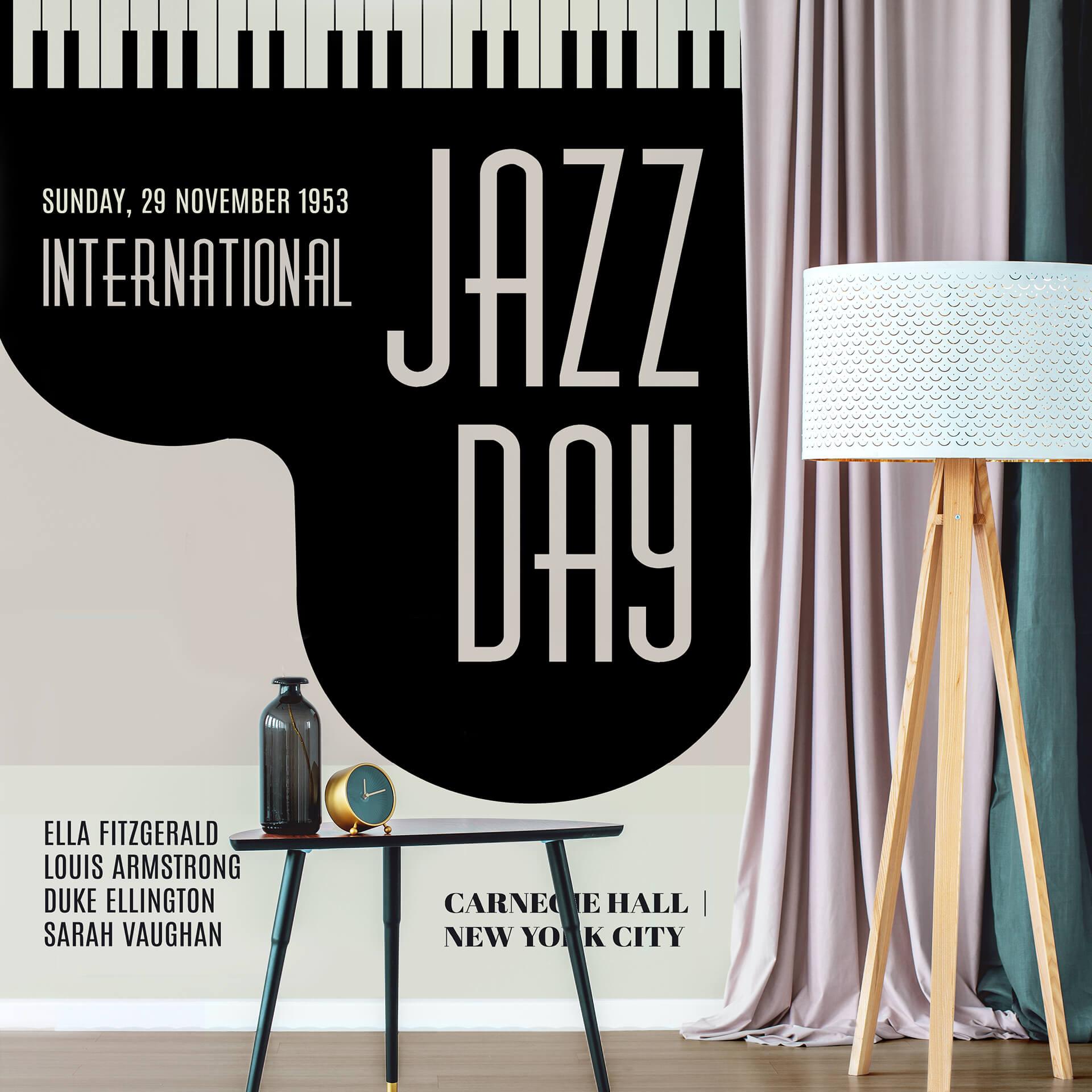 Fotomural Kubistika - Día del Jazz