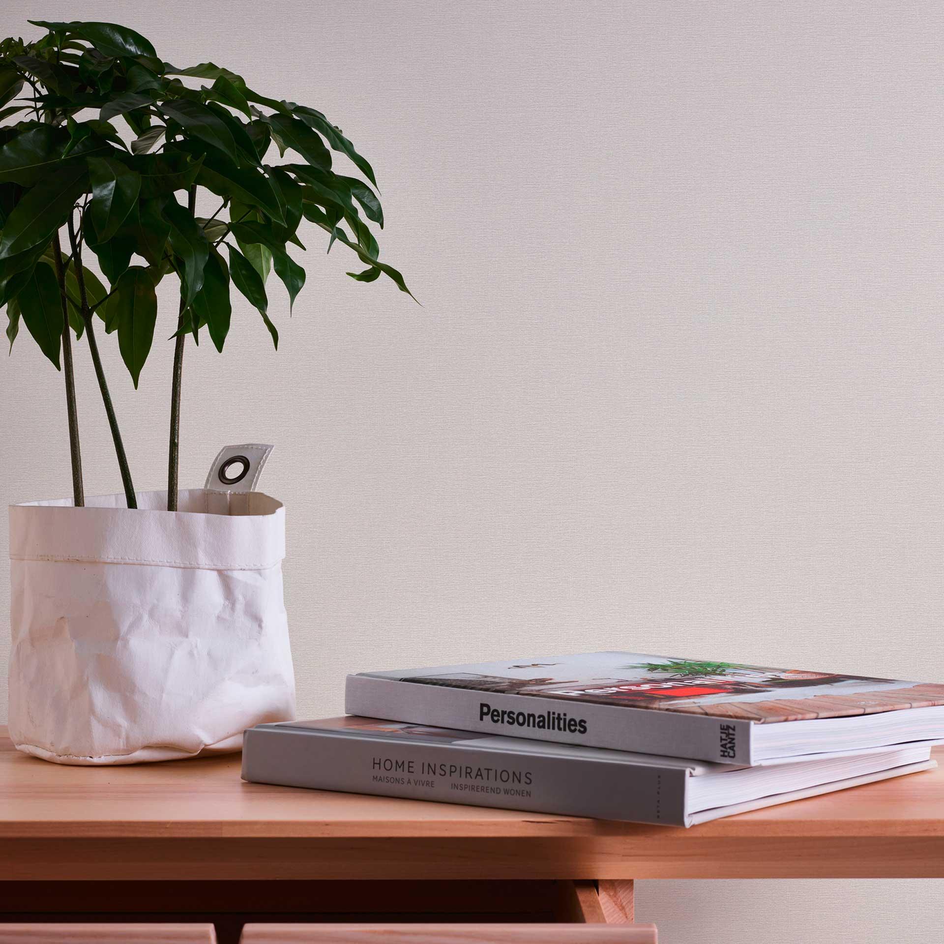 Papel pintado lino blanco - papel pintado tela - papel pintado tejido-no tejido con textura