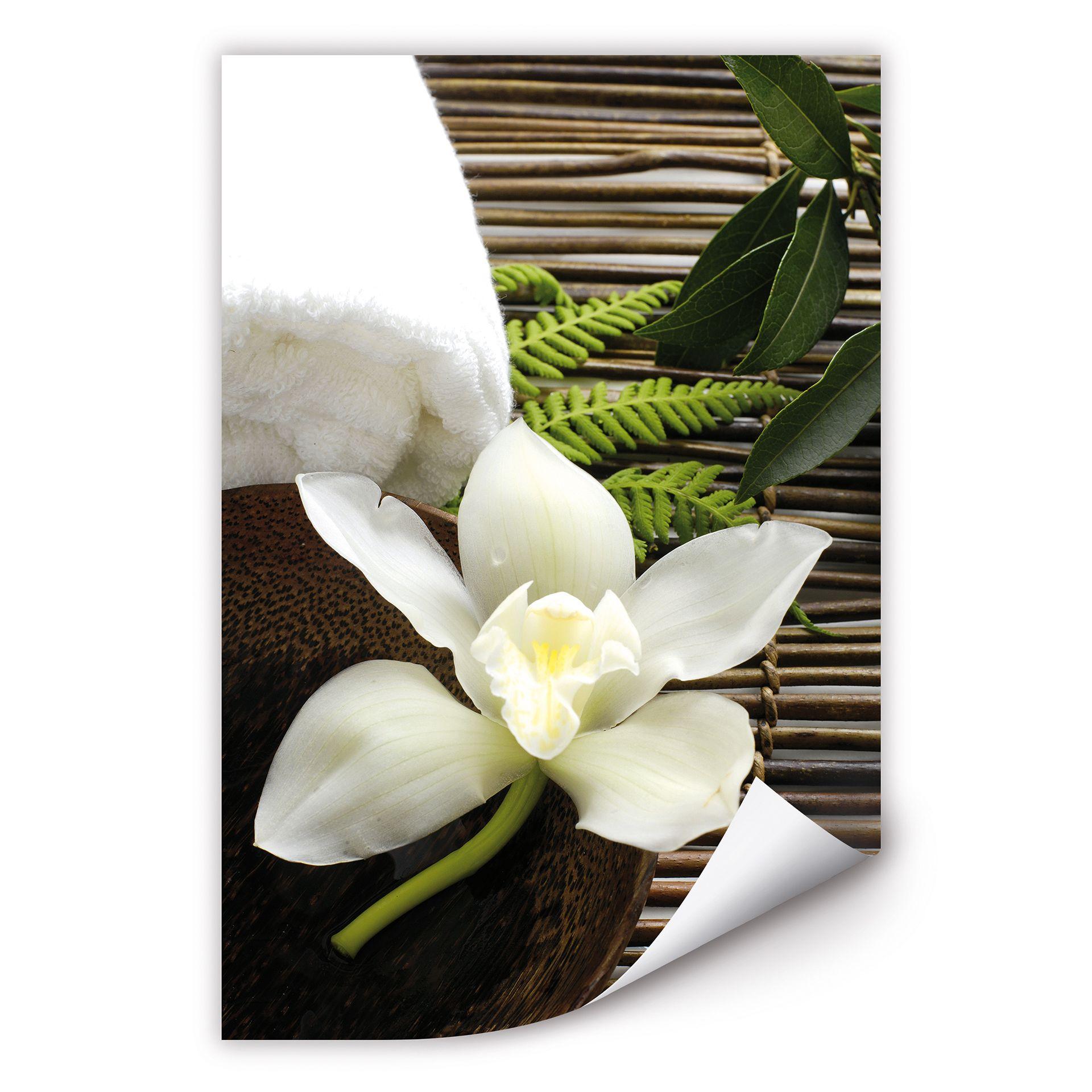 Poster autocollant - W - Wellness Orchidee