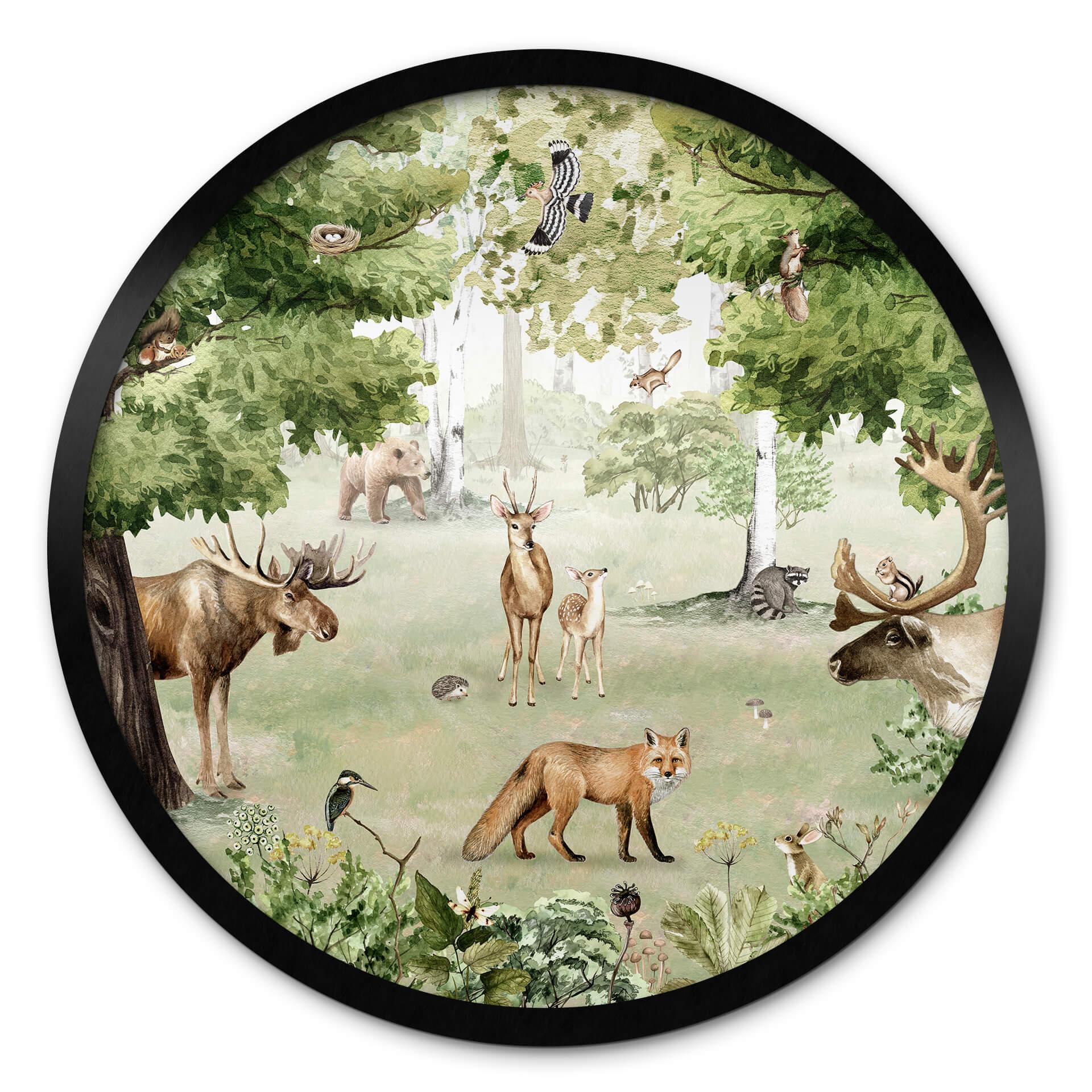 Póster Kikki Belle - Forest wonder - Redondo