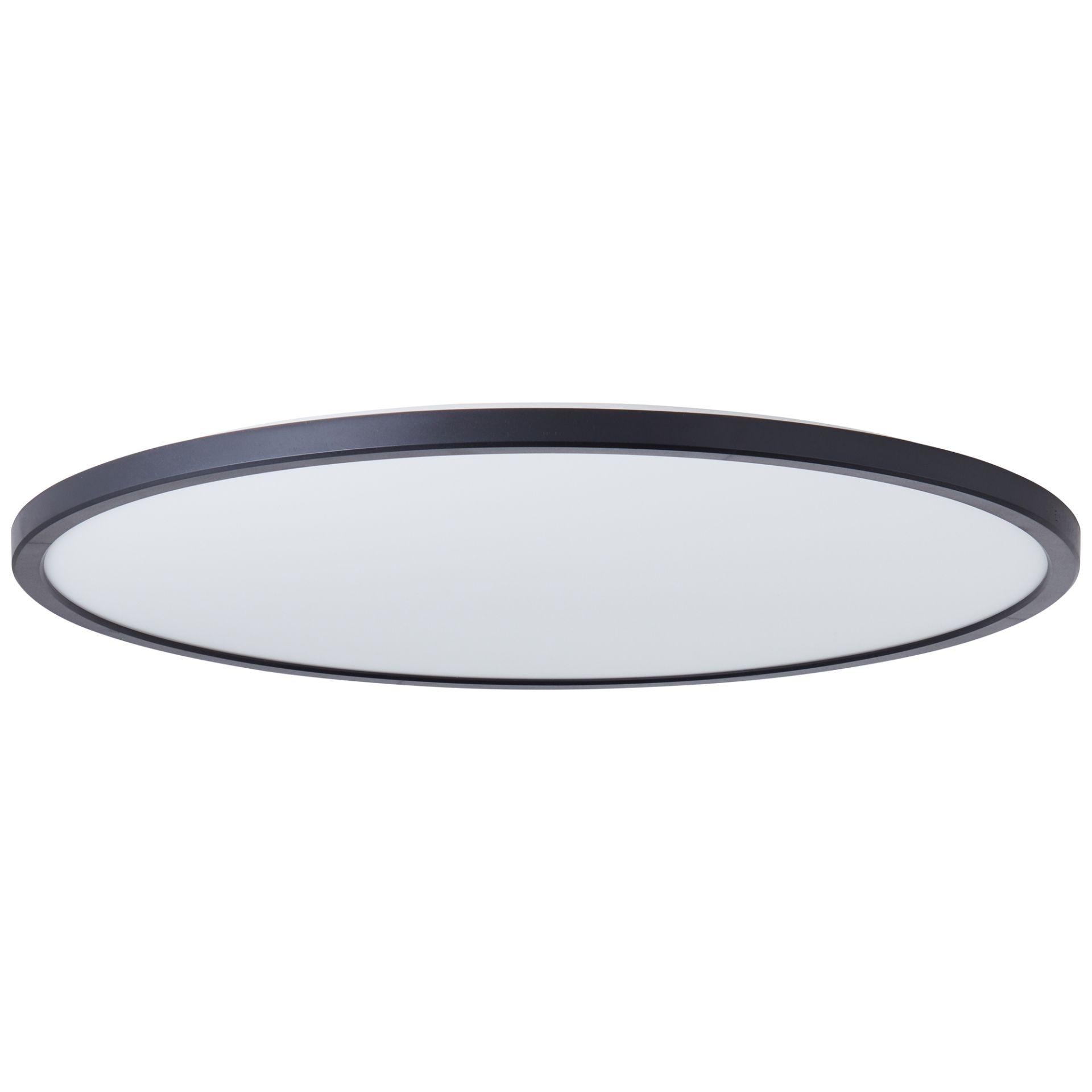 Aufbaupaneel Claire, schwarz, Ø 54,1 cm, Innenleuchte, Neutralweiß