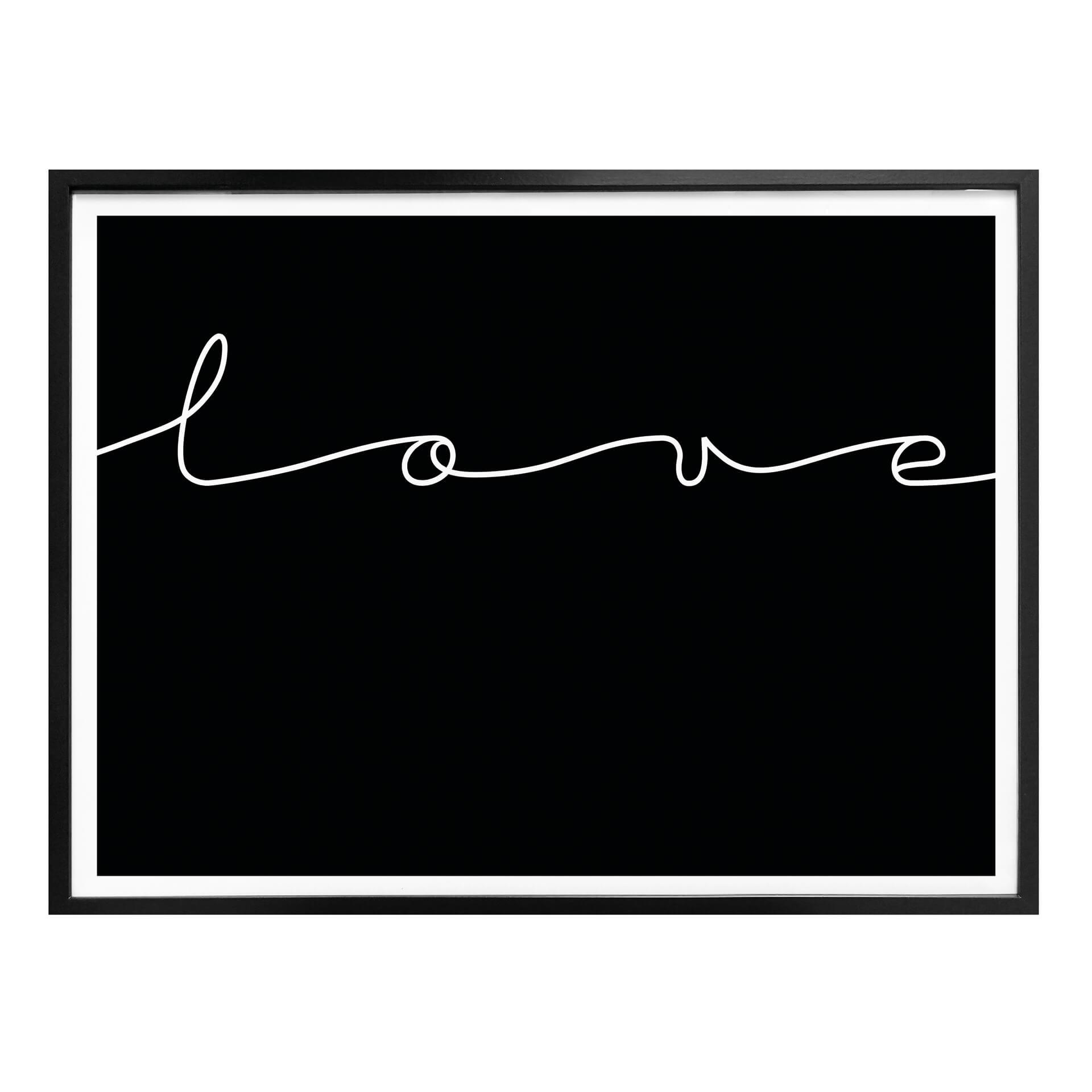 Plakat - Love line