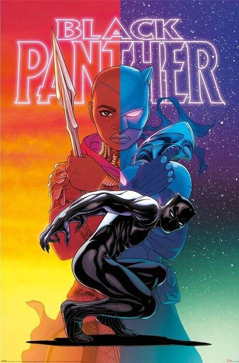 Poster, Film Poster Black Panther - Wakanda Forever 61x91,5 cm