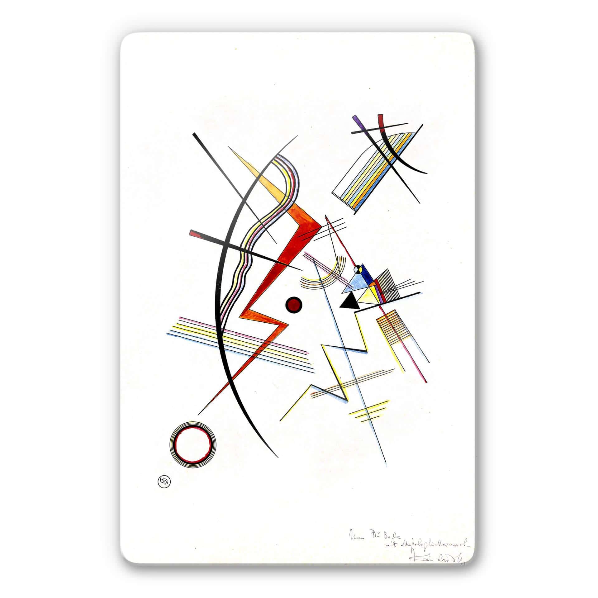 Glasschilderij Kandinsky - Yearly Gift