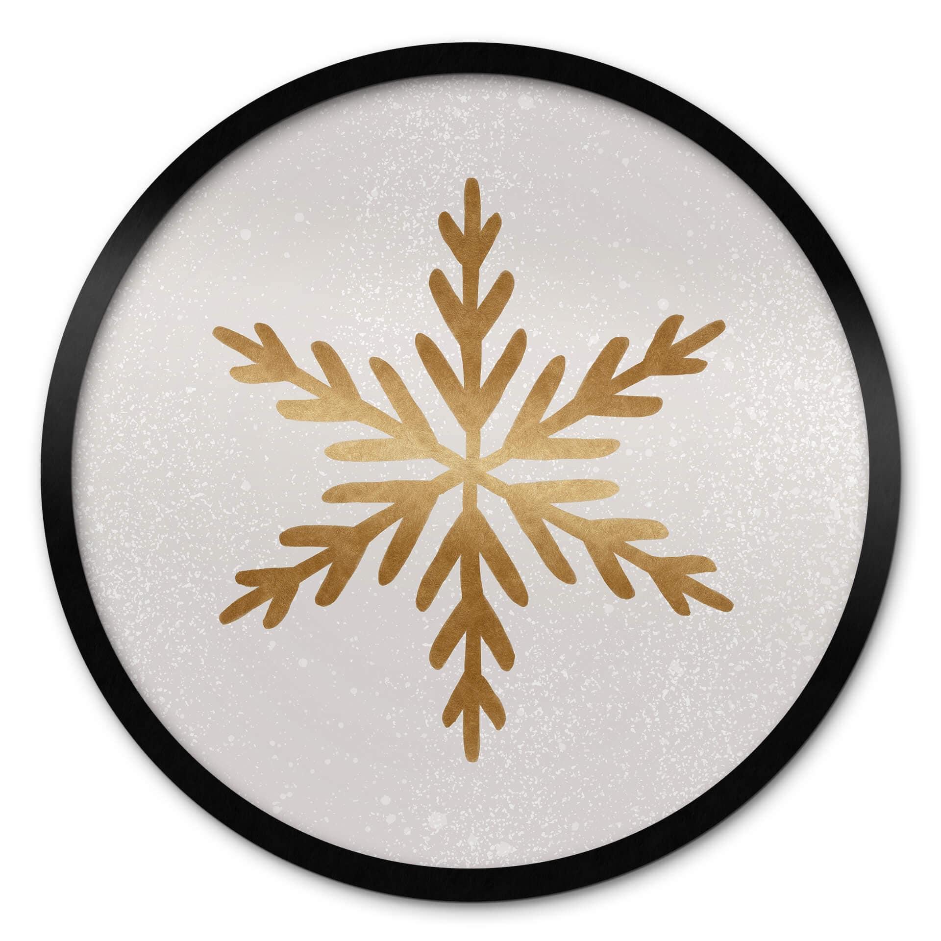 Plakat Orara Studio - Golden Snowflakes