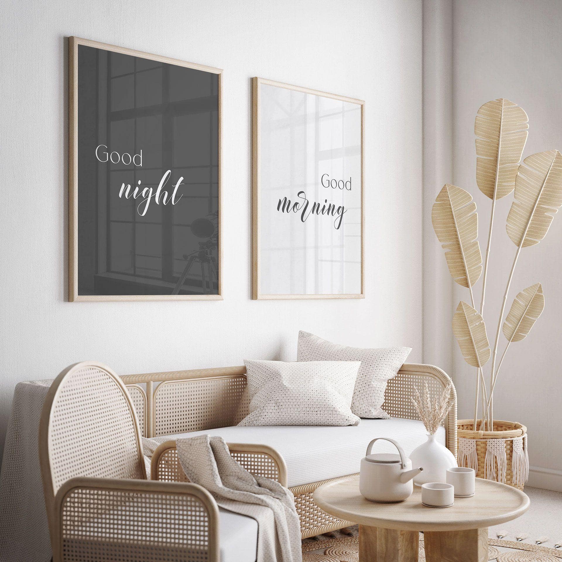 Plakat Good morning & Good Night