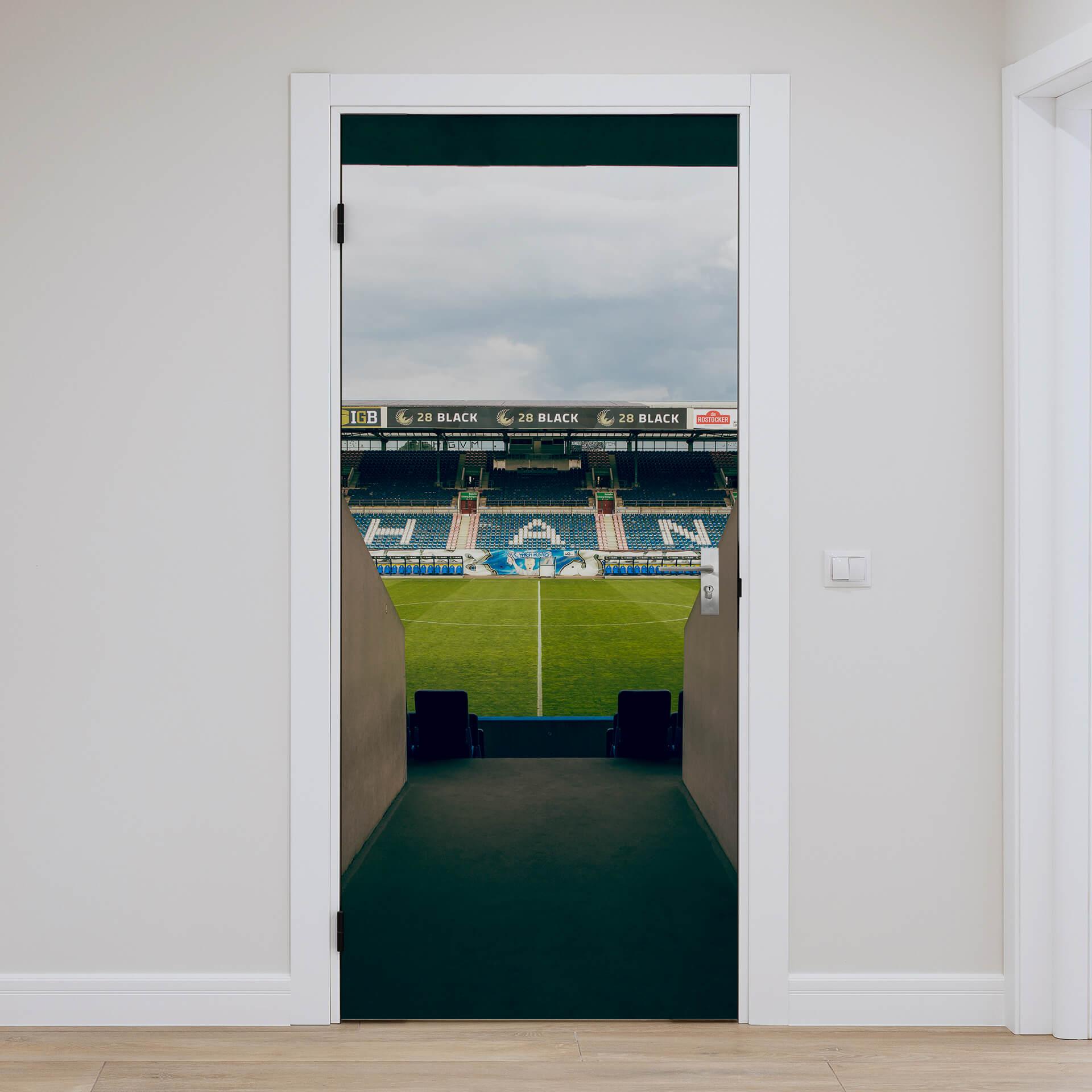Autocollant de porte FC Hansa Rostock - Stadium Durchgang - 91x200 cm