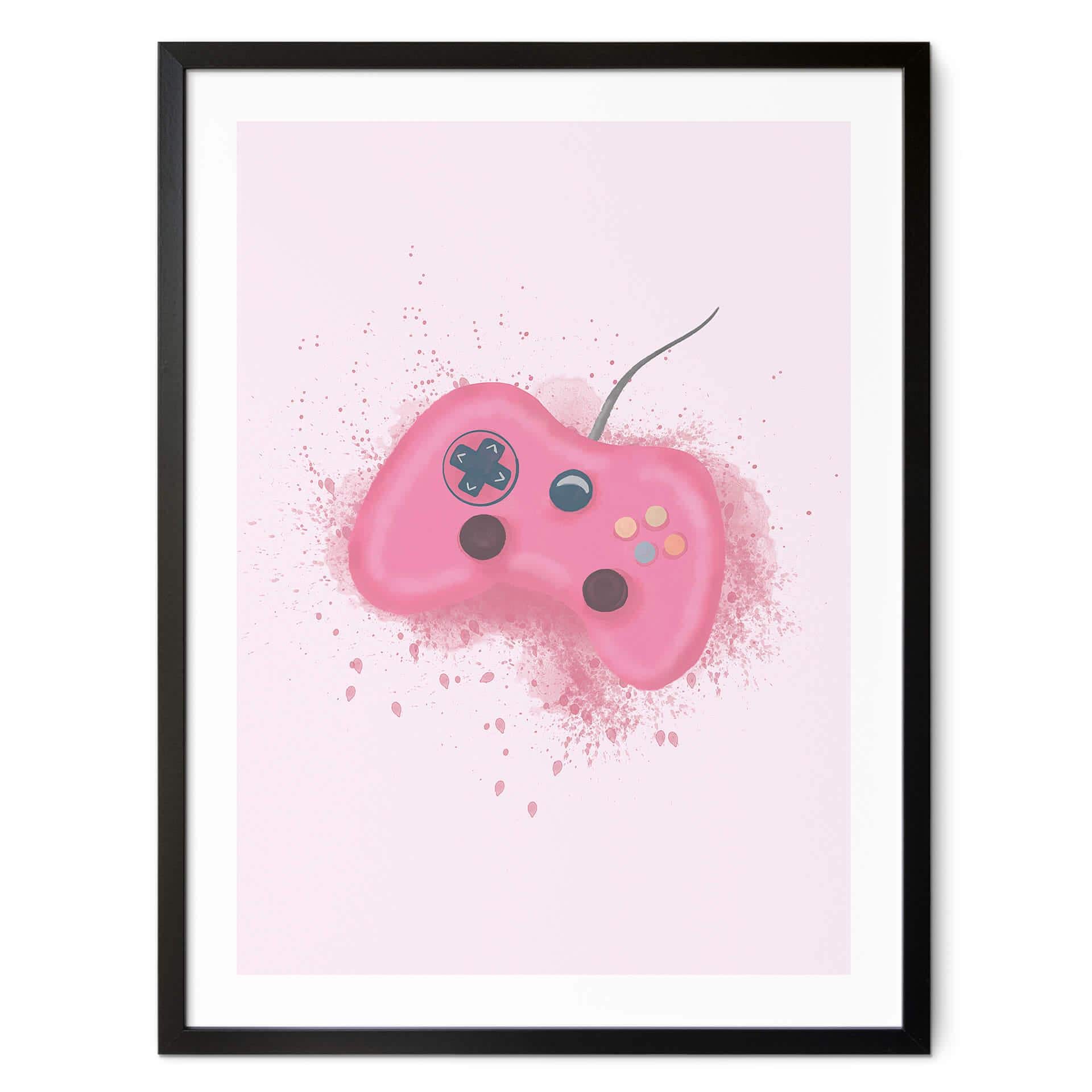 Plakat Eleonora - Pink Gaming Controller