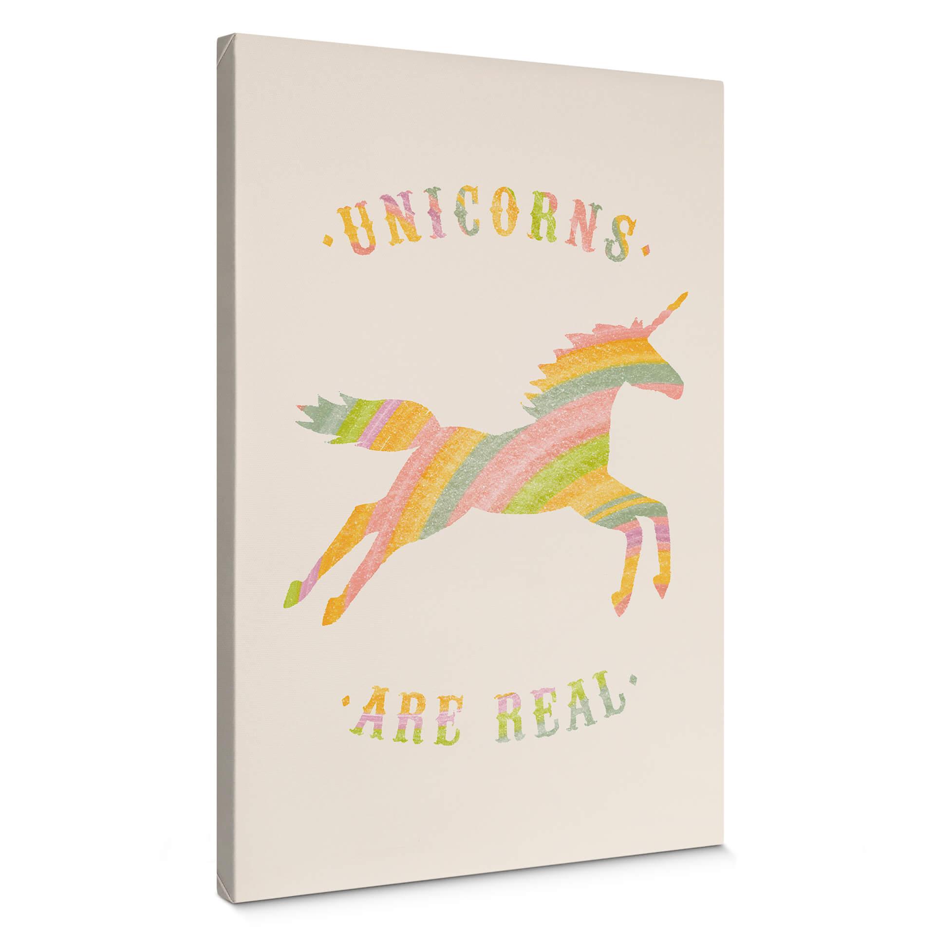 Lienzo Bodart - Los unicornios son reales