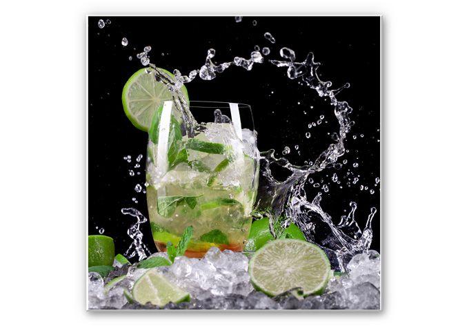Tableau Forex - Splashing Mojito - Format carré