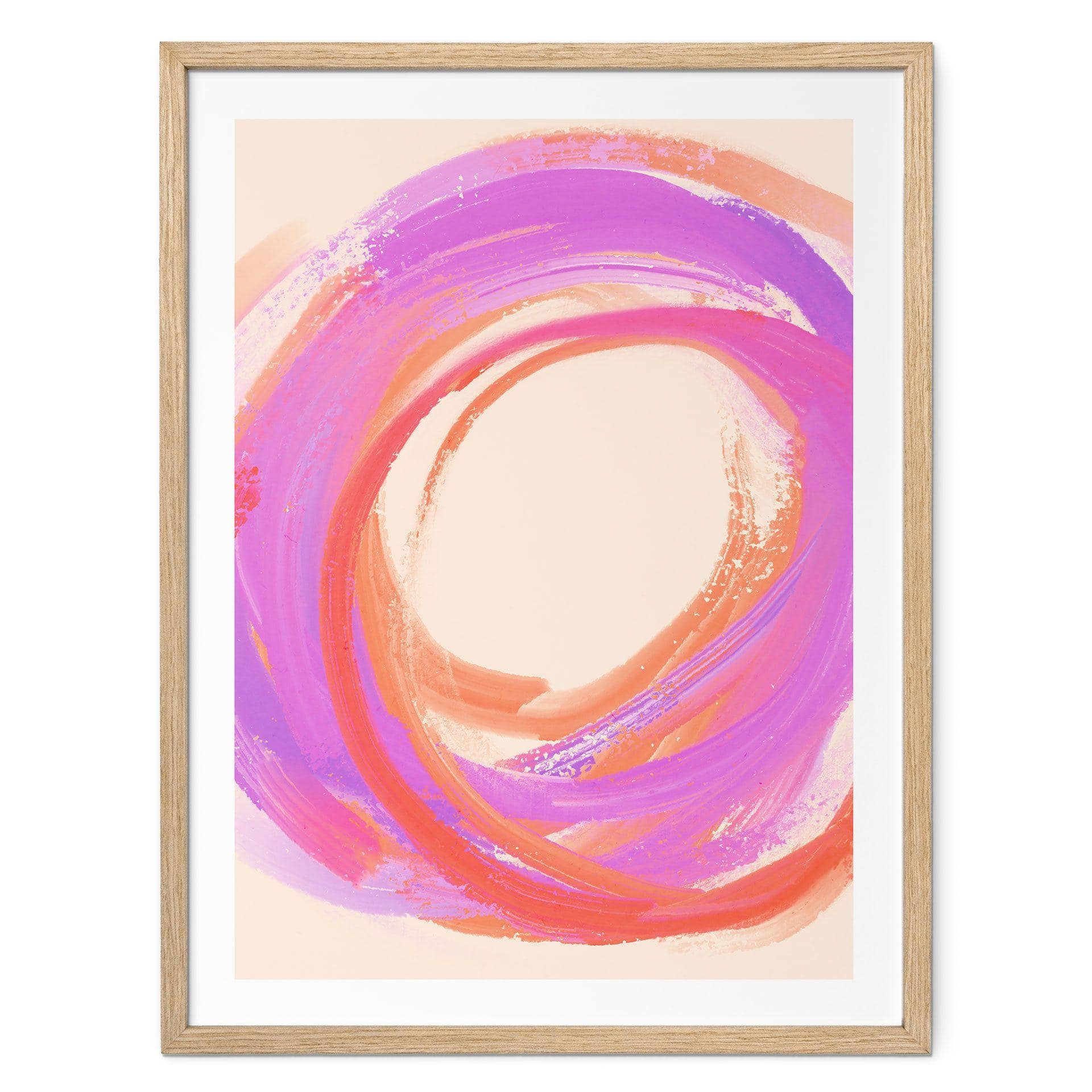 Póster frenesí de color en un círculo - Treechild