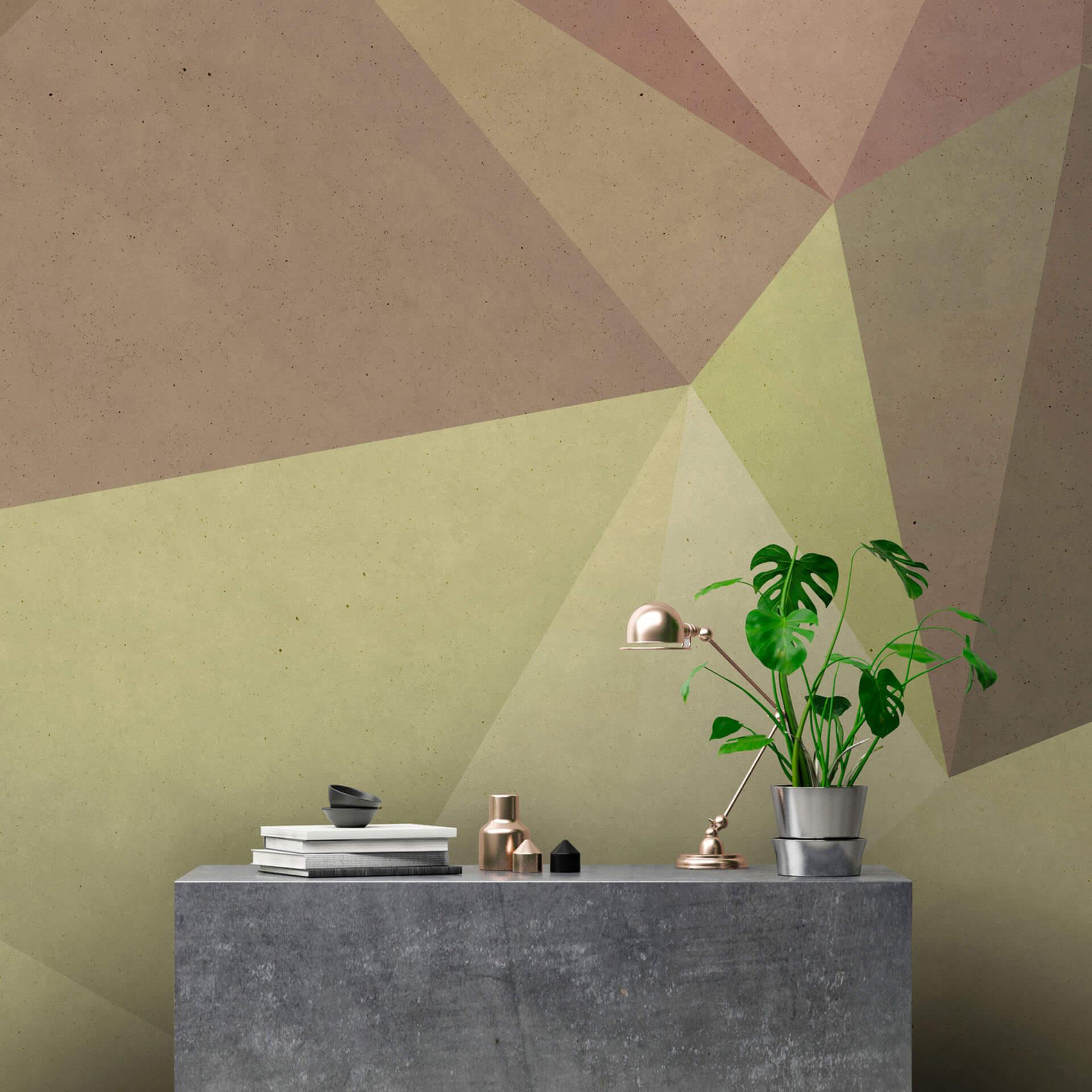 Livingwalls Fototapet Walls by Patel Polygonal 1