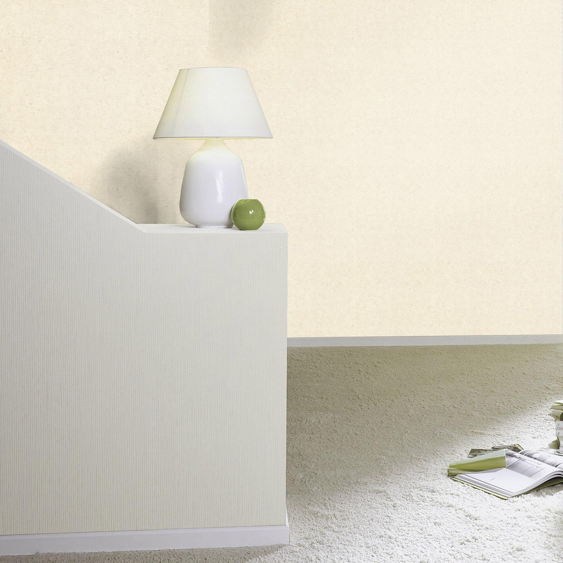 Unit tapet, ensfarvet non-woven tapet Factory V beige