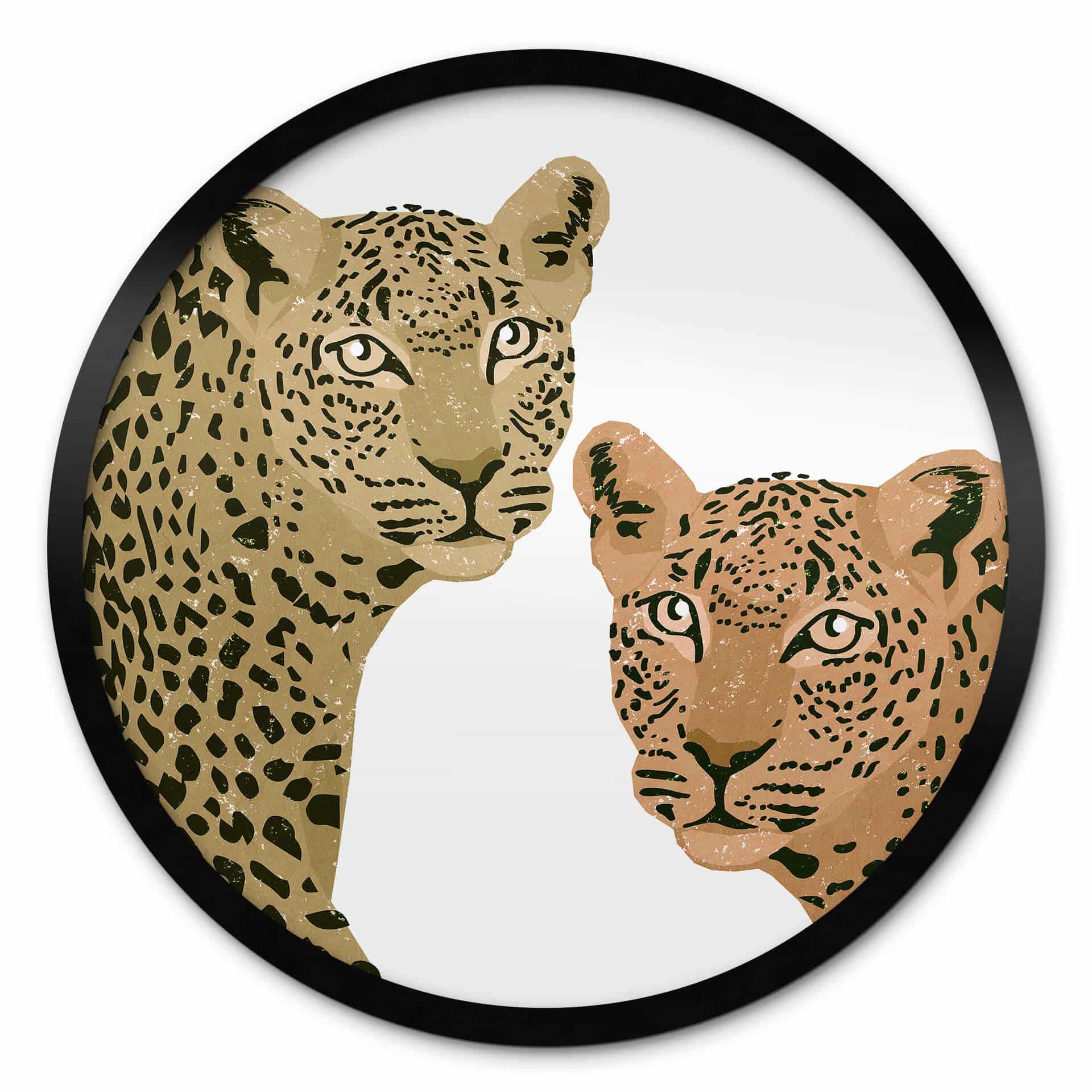 Póster Goed Blauw - Los Leopardos - Redondo
