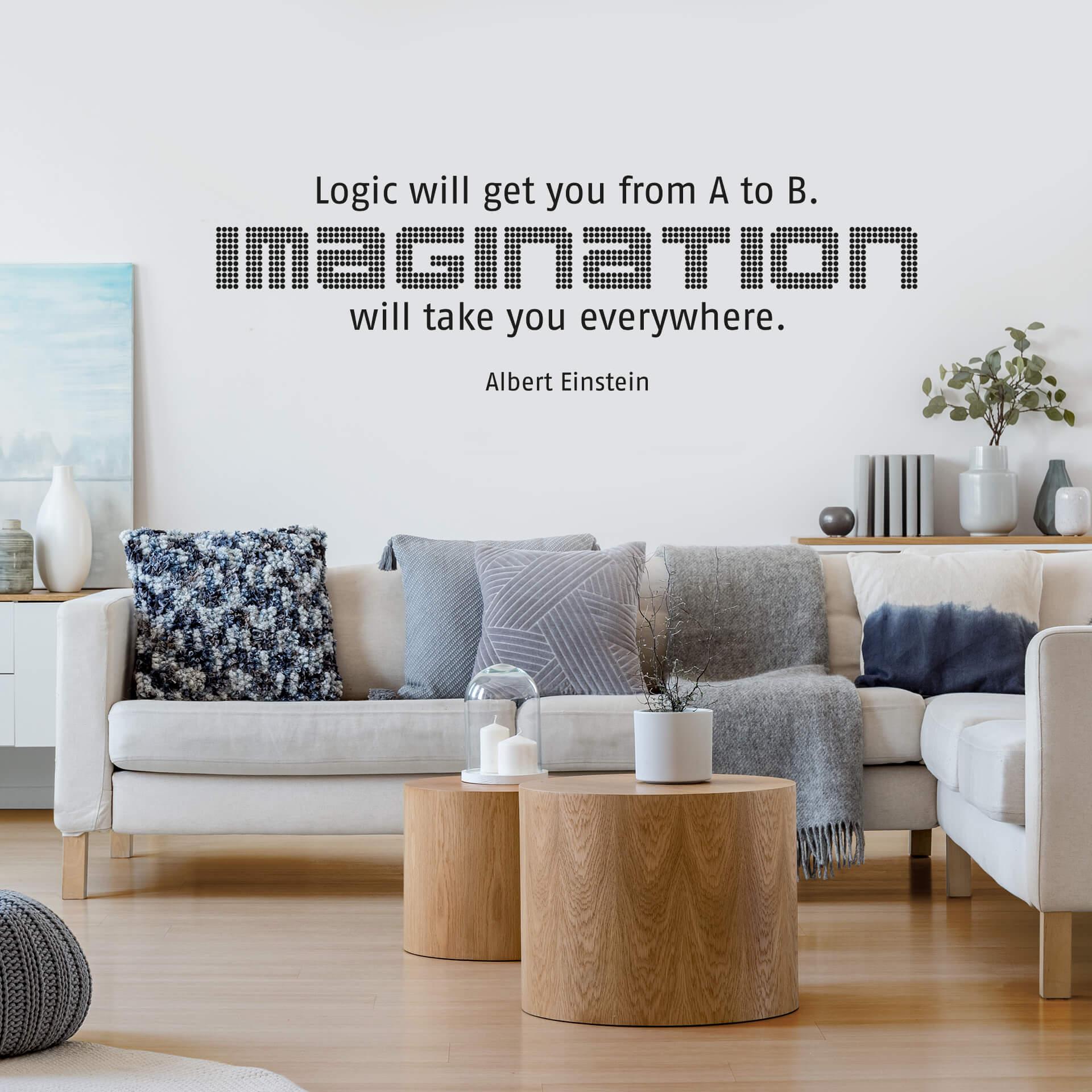 Wallsticker -  Logic will get you...