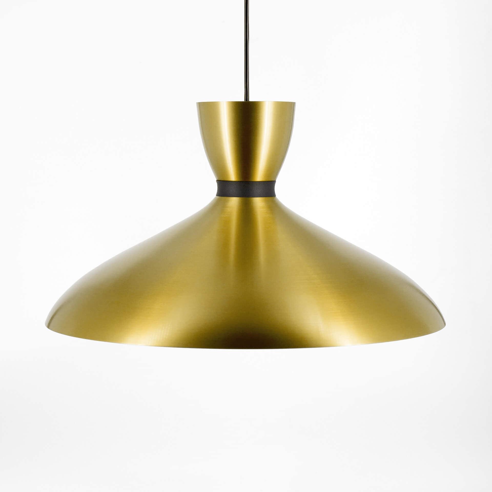 Aluminium Pendelleuchte Gold