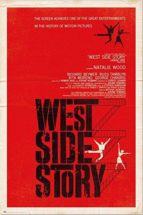Poster, film poster West Side Story 61x91,5 cm