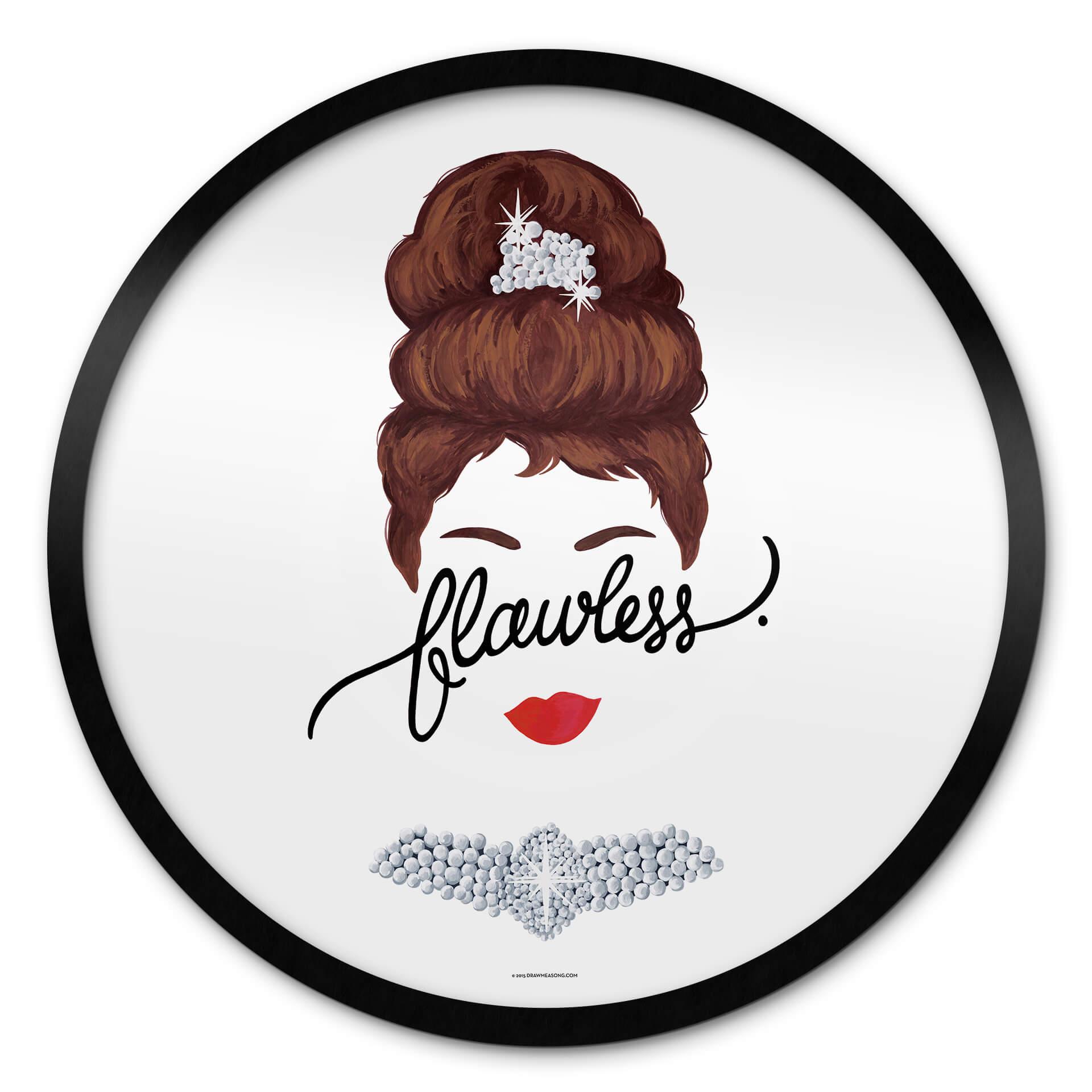 Póster Tohmé - Flawless Audrey - Redondo