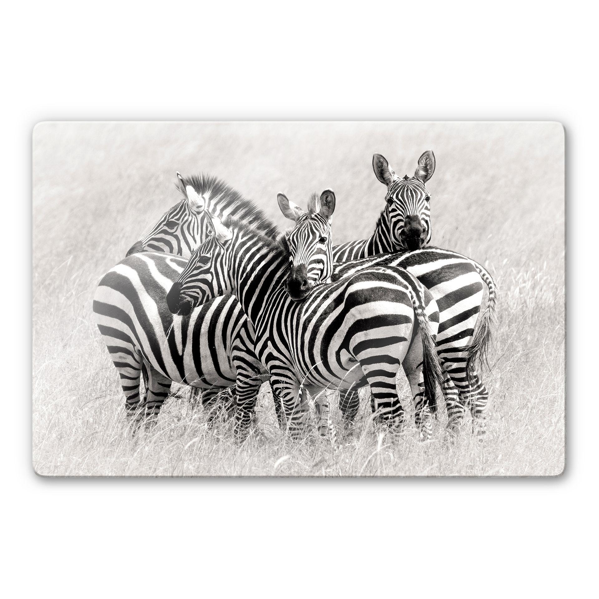 Tableau en verre - Trubitsyn - Zèbres dans la savane