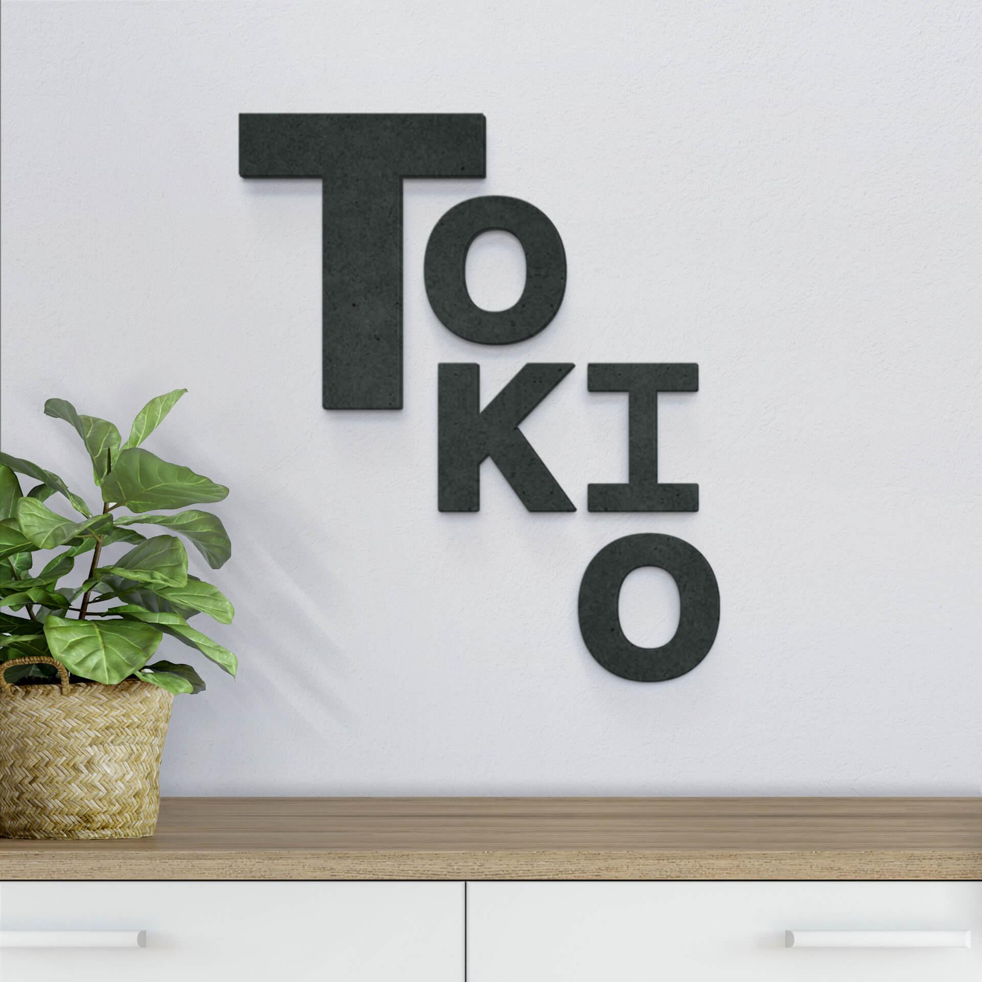 MDF bogstaver - Tokio