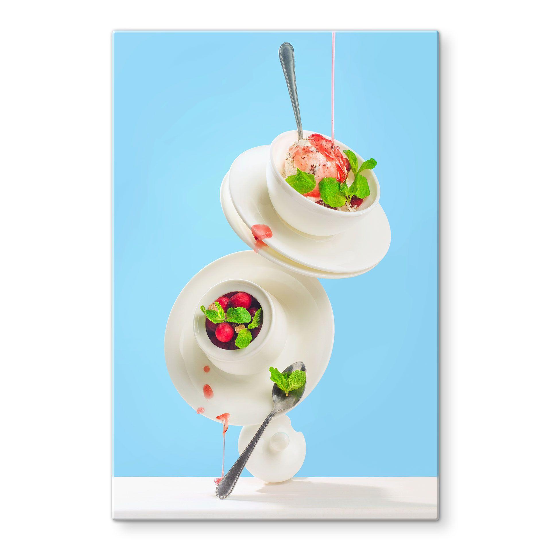 Glasschilderij Belenko - Dancing Dessert