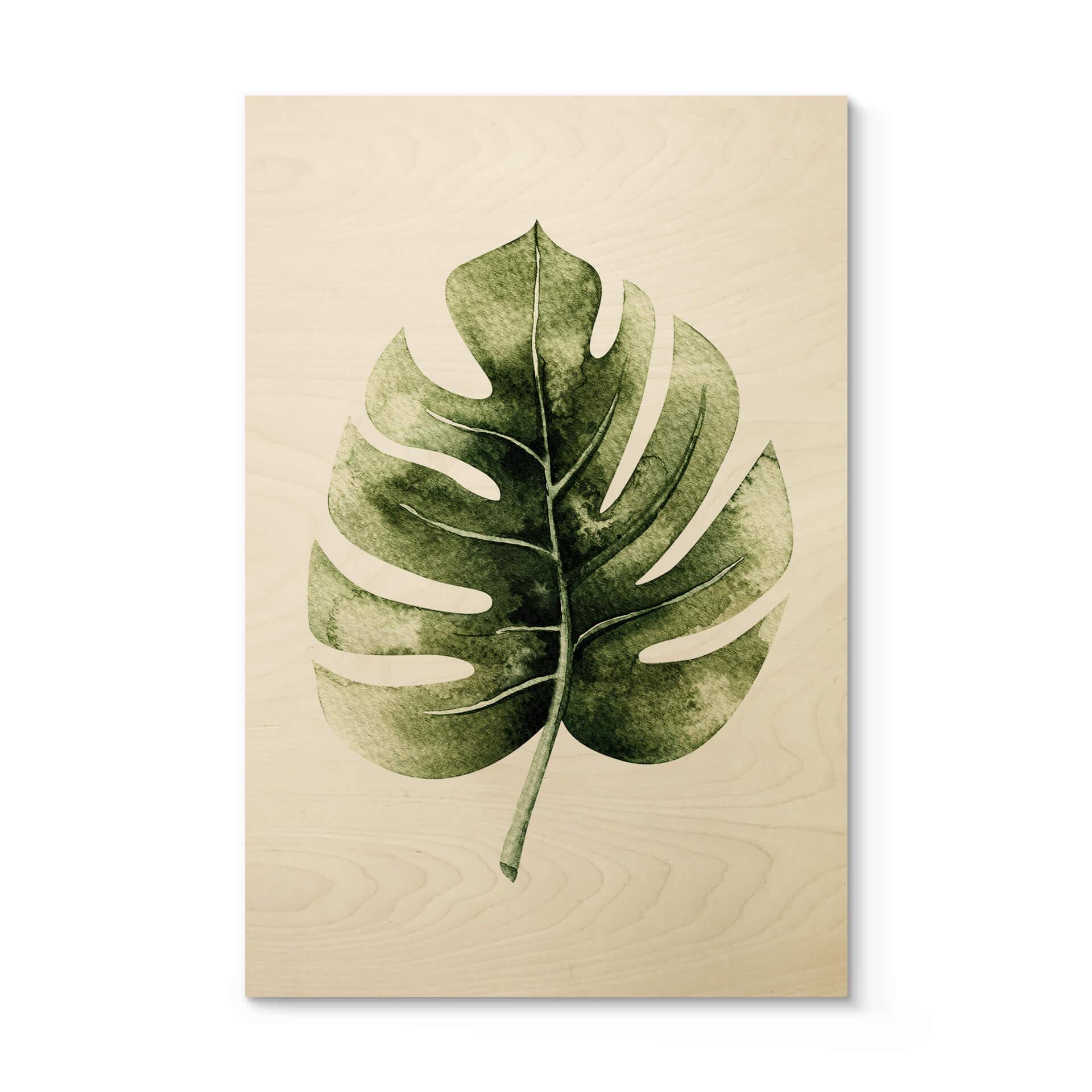 Billede af træ Kvilis - Monstera Leaf