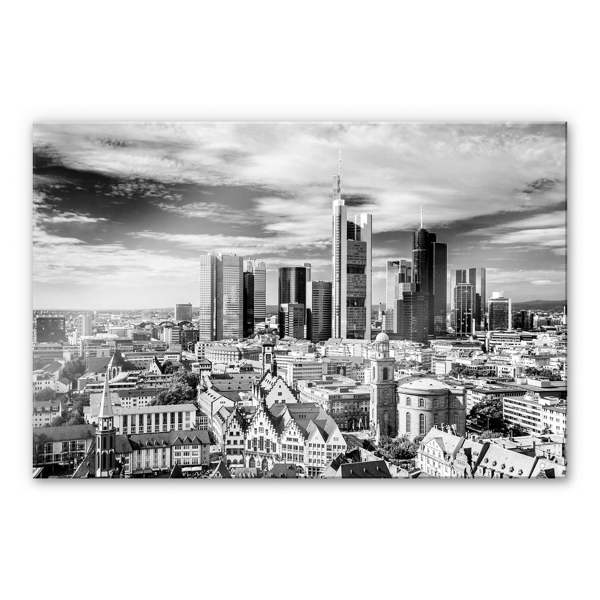 Akrylbillede Frankfurt skyline