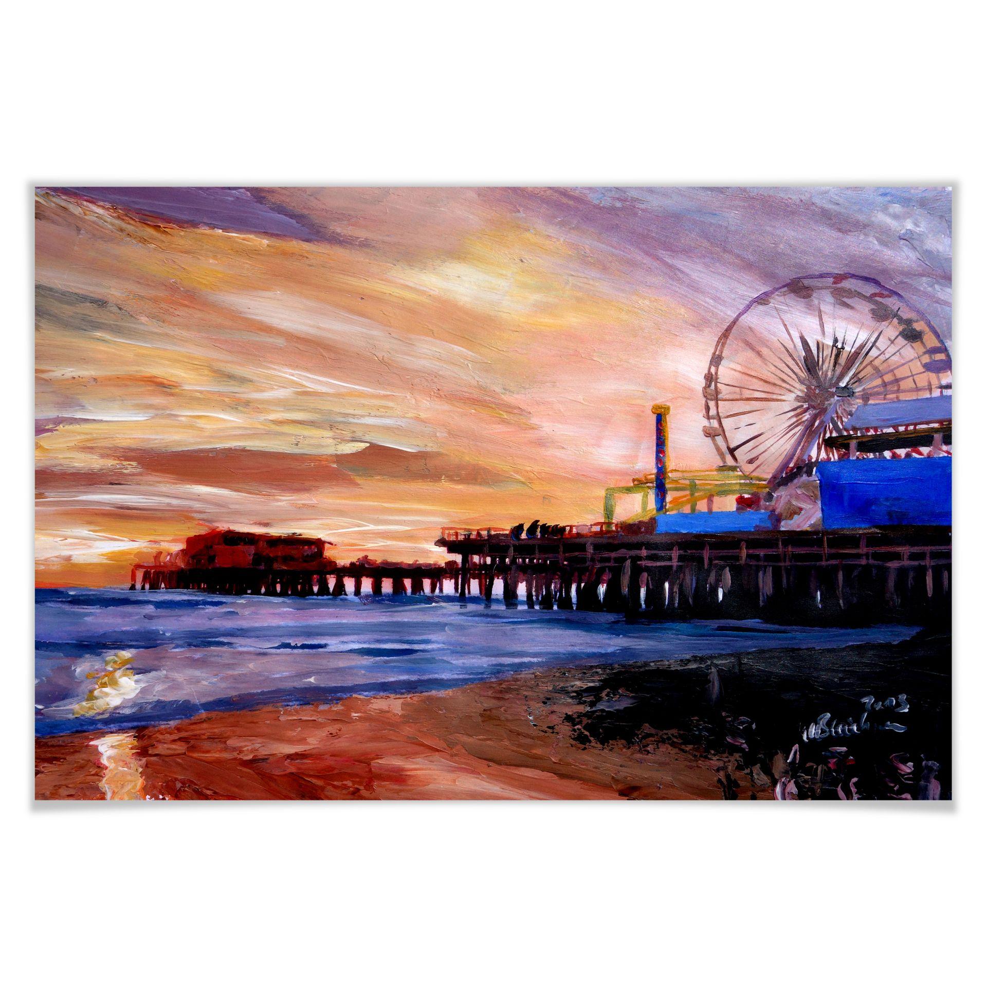 Poster - Bleichner - Santa Monica Pier