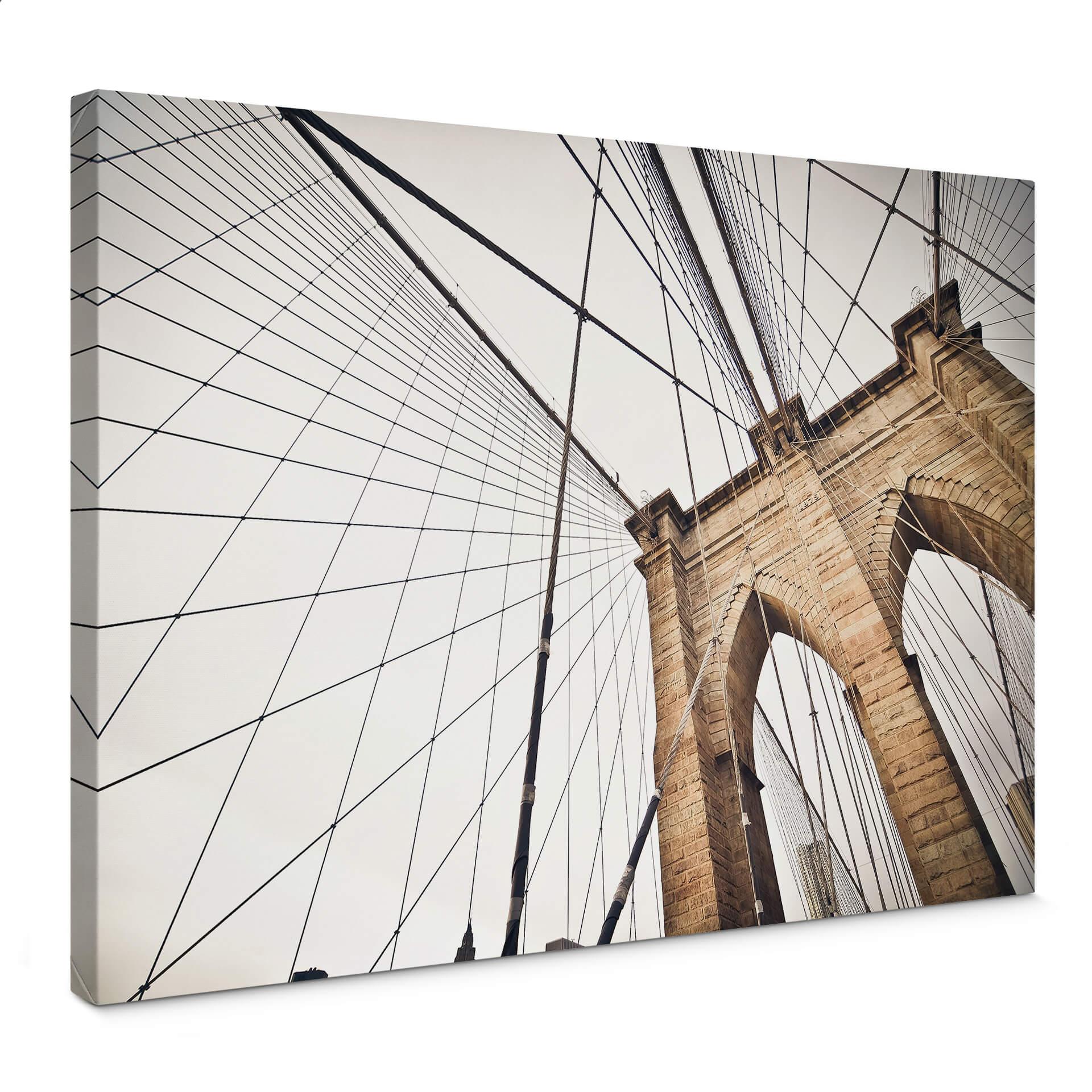Lienzo Puente de Brooklyn - Perspectiva 02