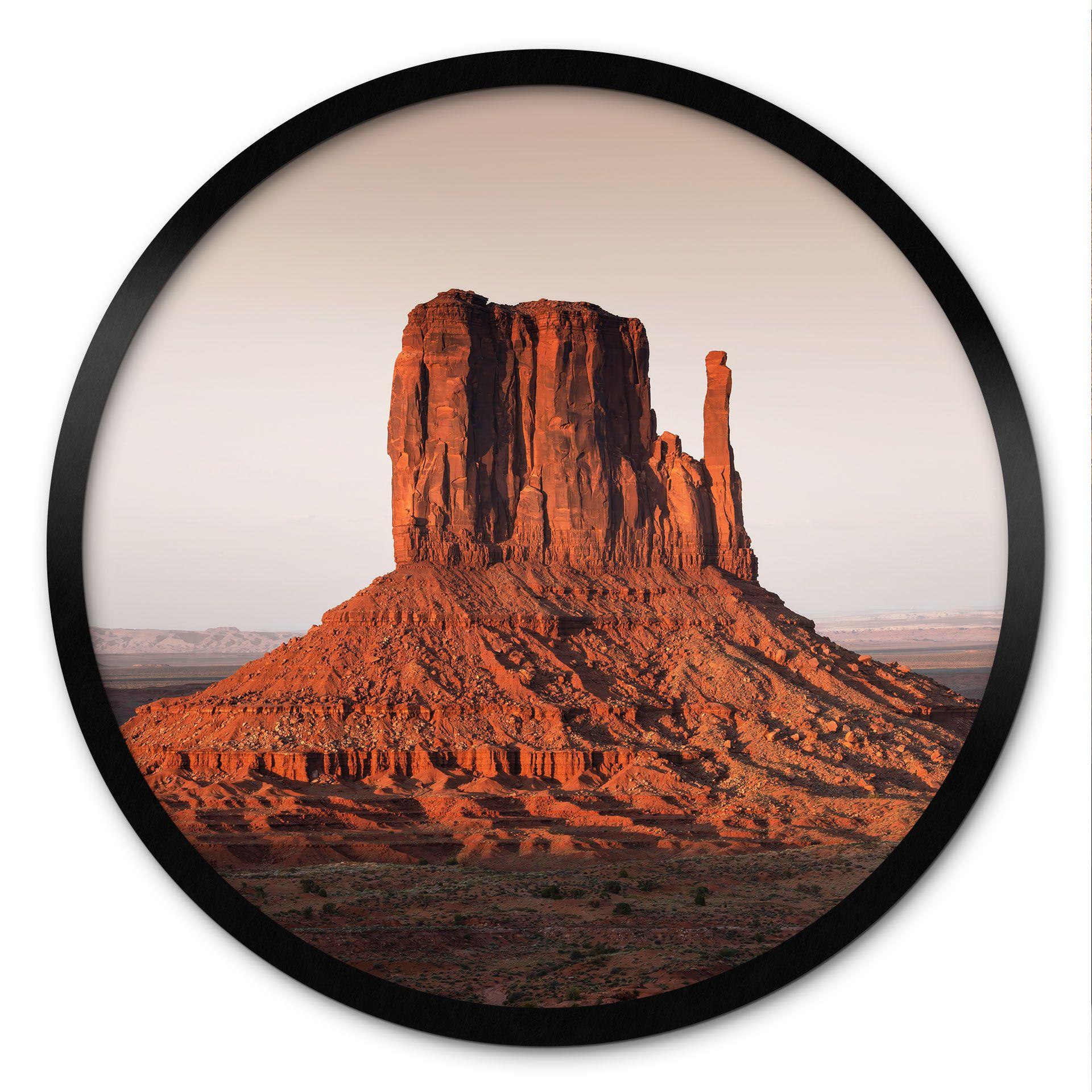 Plakat klippeformation i Monument Valley - Hugonnard - Round