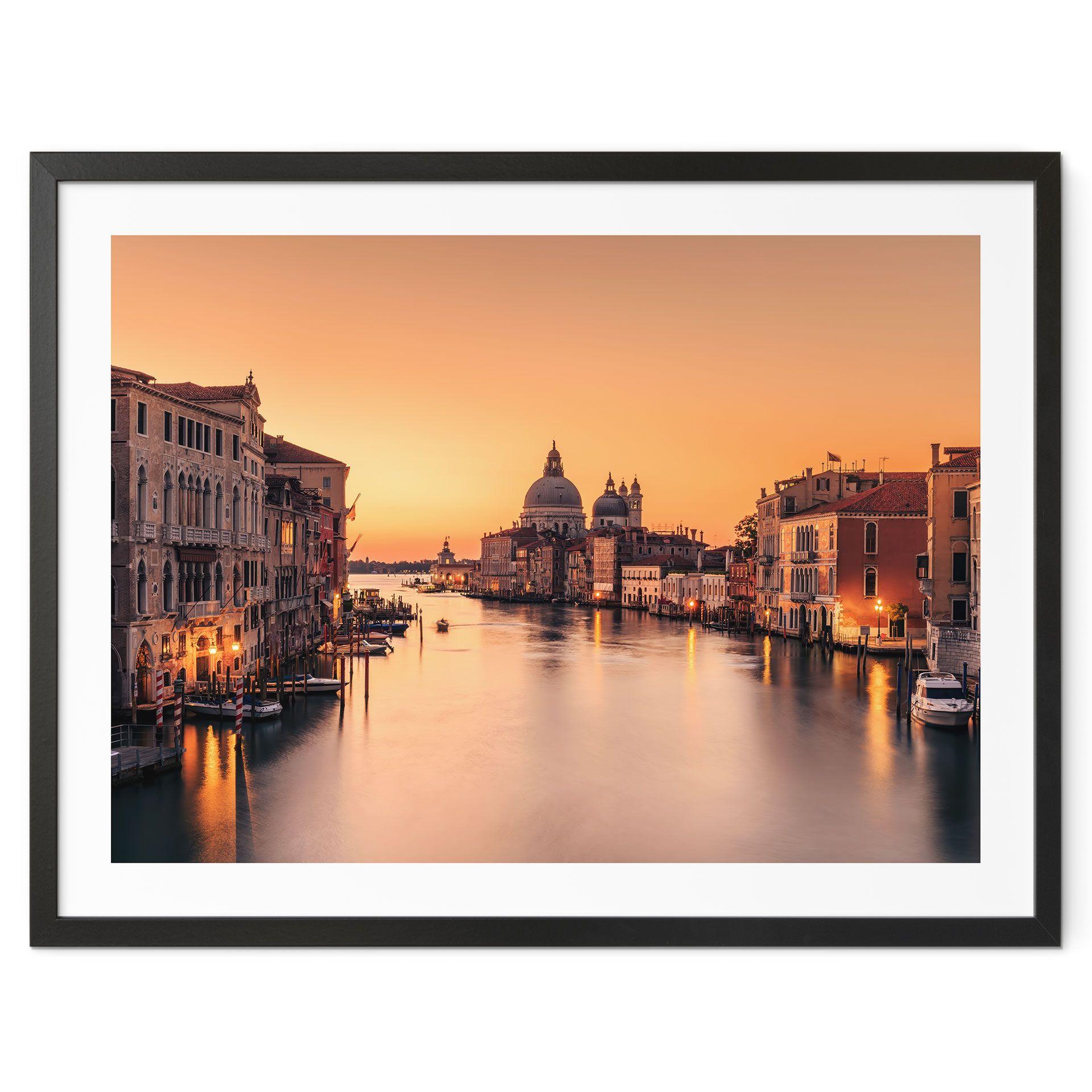 Plakat Solnedgang i Venedig - Zhang