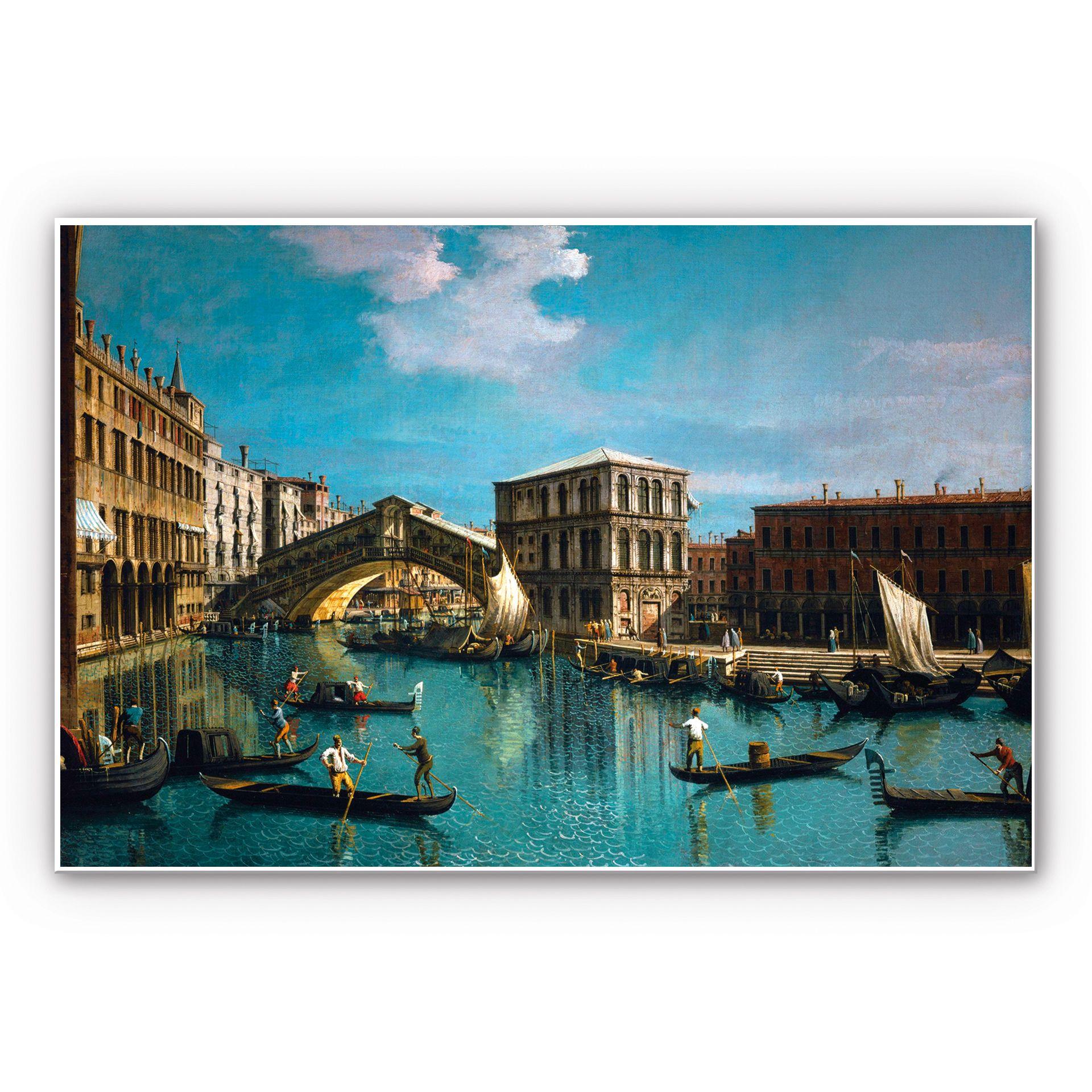 Tableau Forex - Canaletto - Le pont du Rialto à Venise