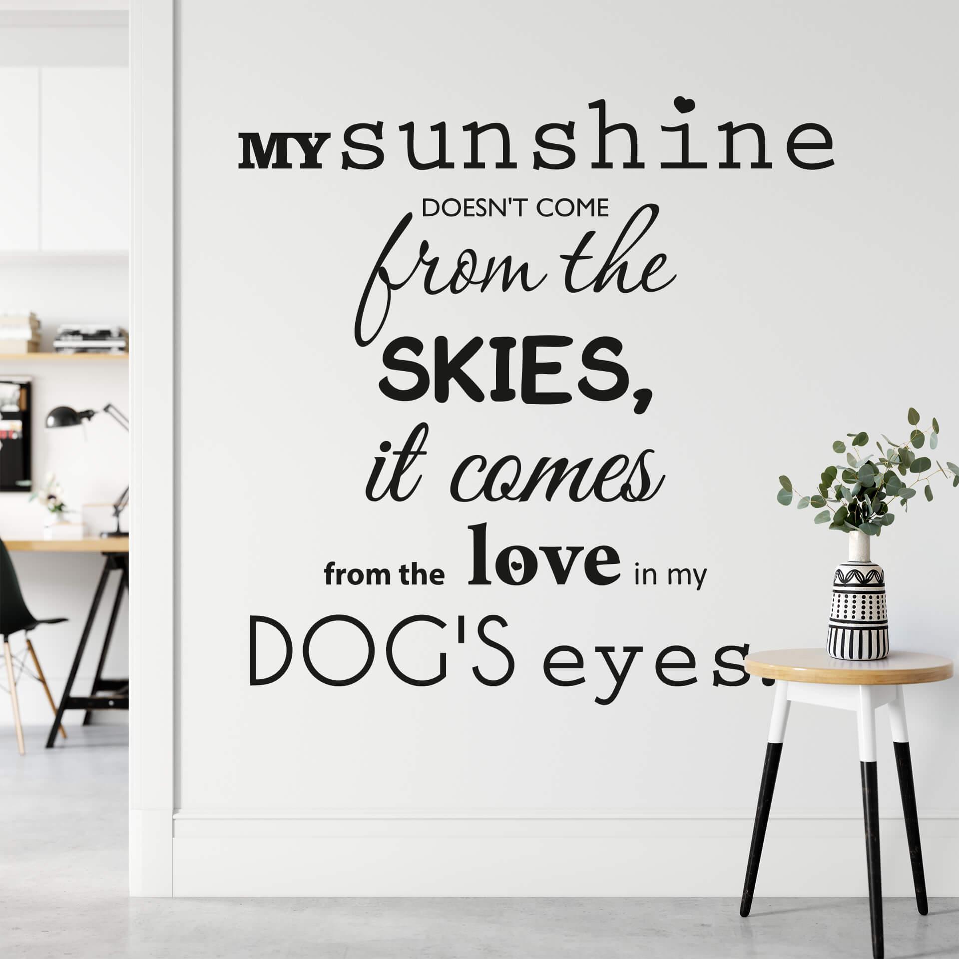 Wallsticker -  My sunshine...