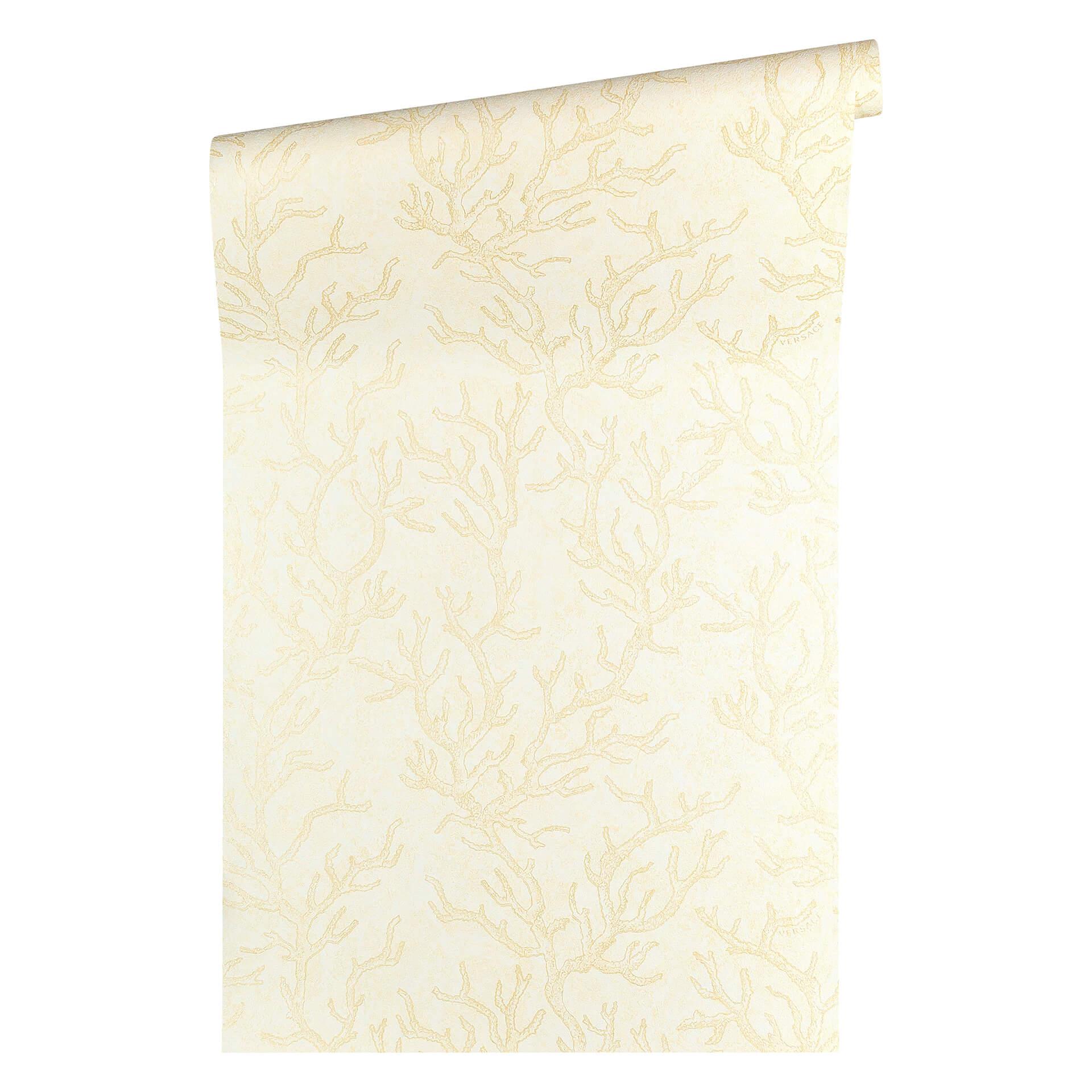 Versace Fleecetapet Les Etoiles de la Mer tapet maritim beige, guld, creme