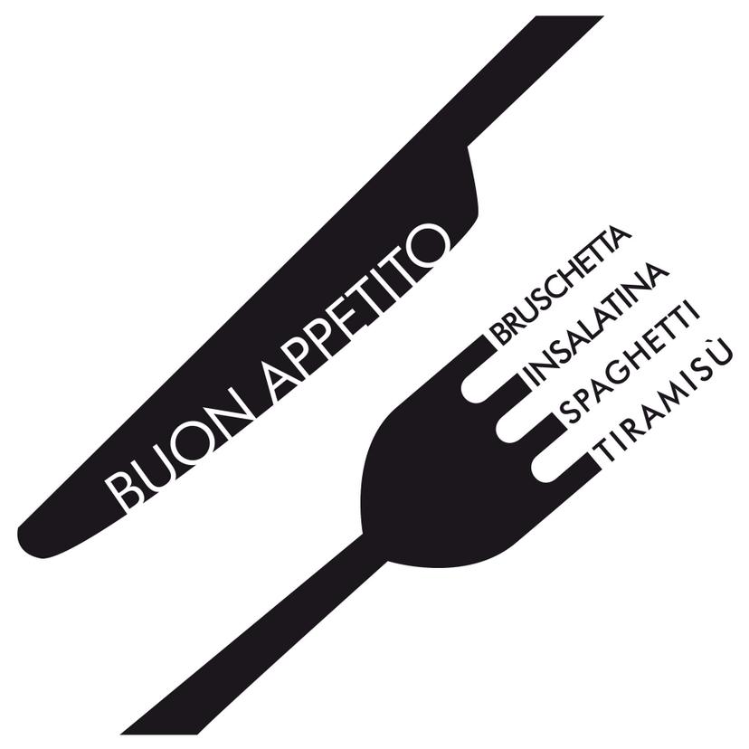 Sticker mural - Buon Appetito