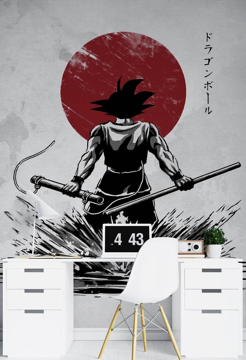 Fototapete, Son Goku während eines Kampfes