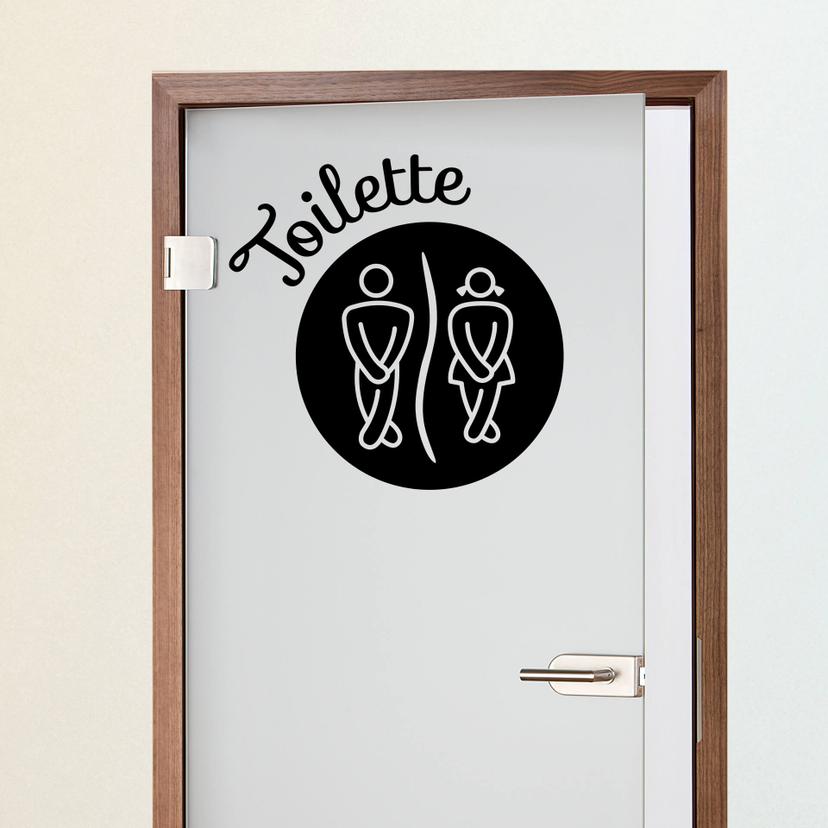 Wandtattoo Toilette 2