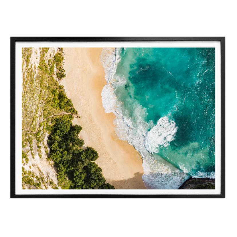 Plakat - Colombo - Strandblik set fra oven